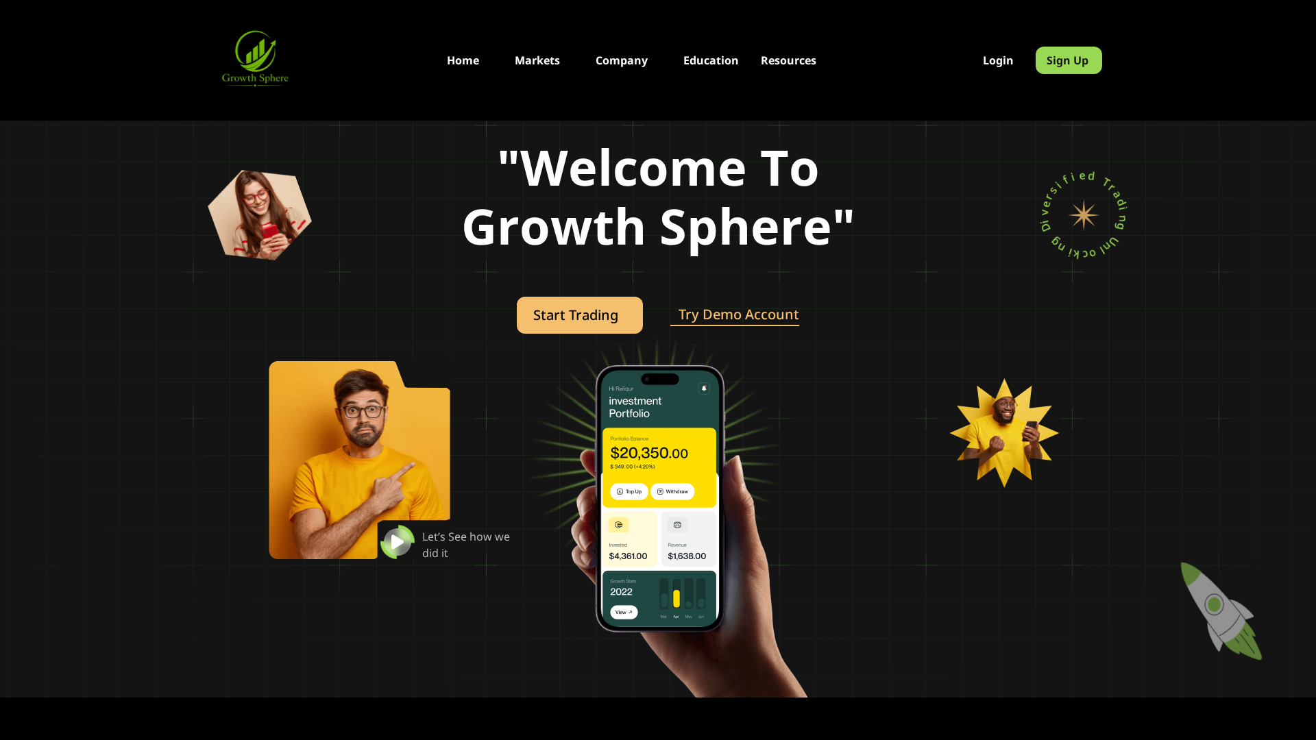 Screenshot of growthsphere.world
