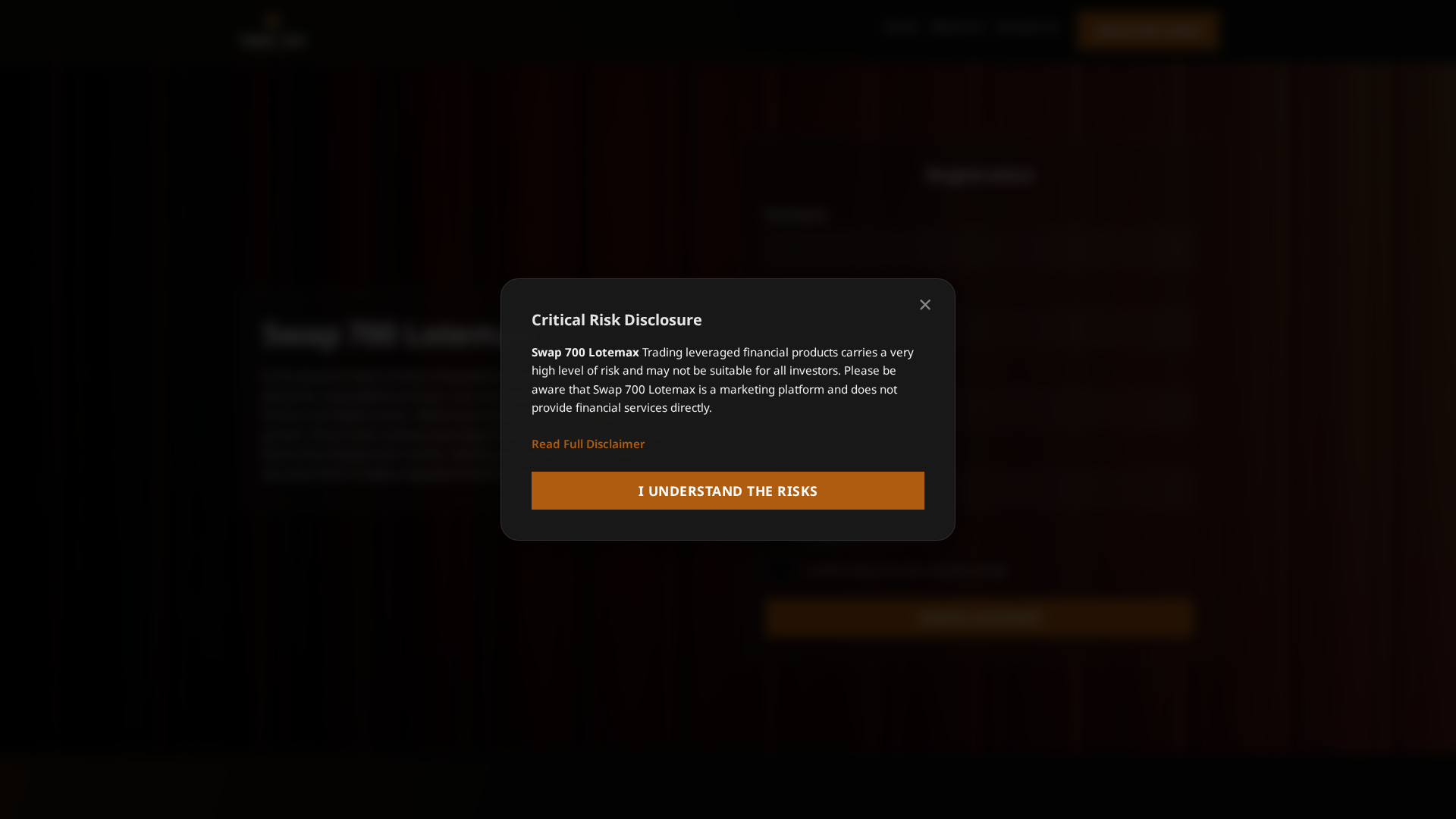 Screenshot of swap700lotemax.com
