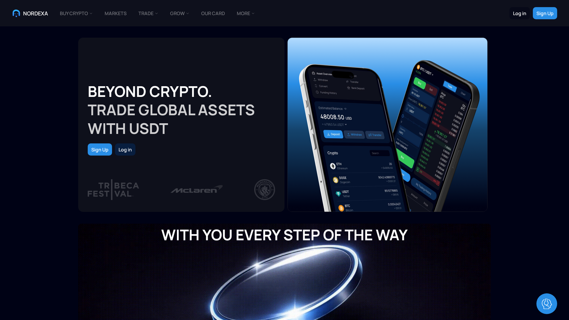 Screenshot of nordexa.io