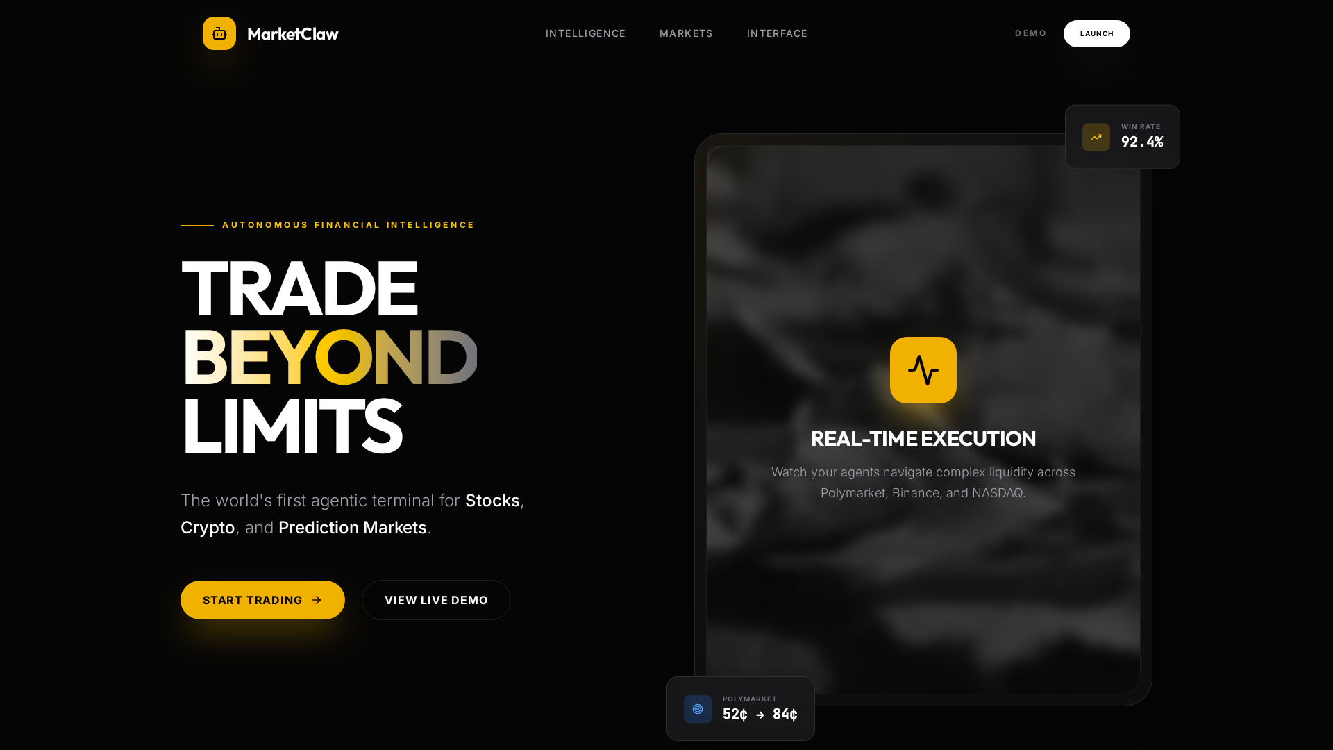 Screenshot of marketclaw.us