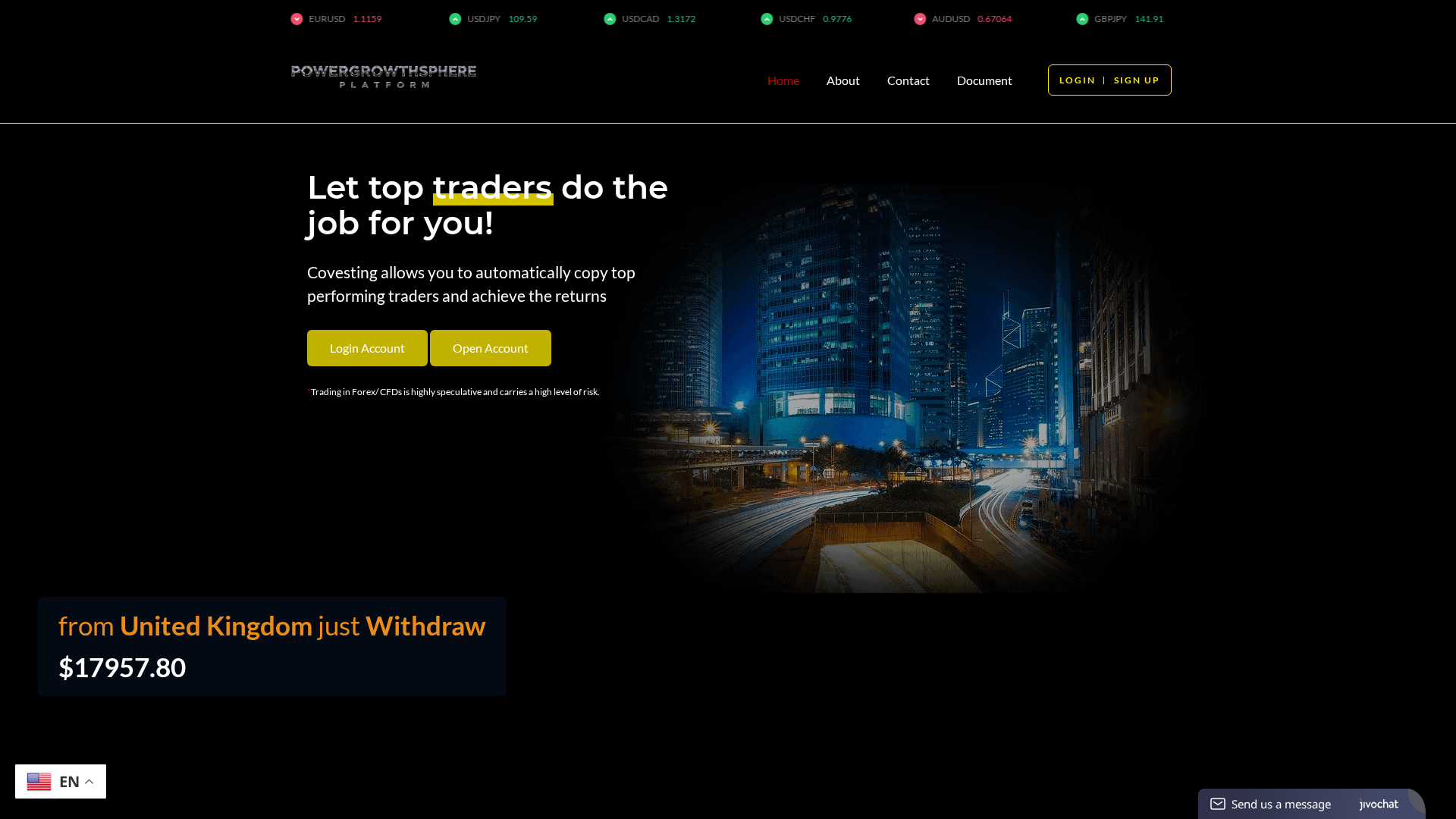 Screenshot of powergrowthsphere.pro