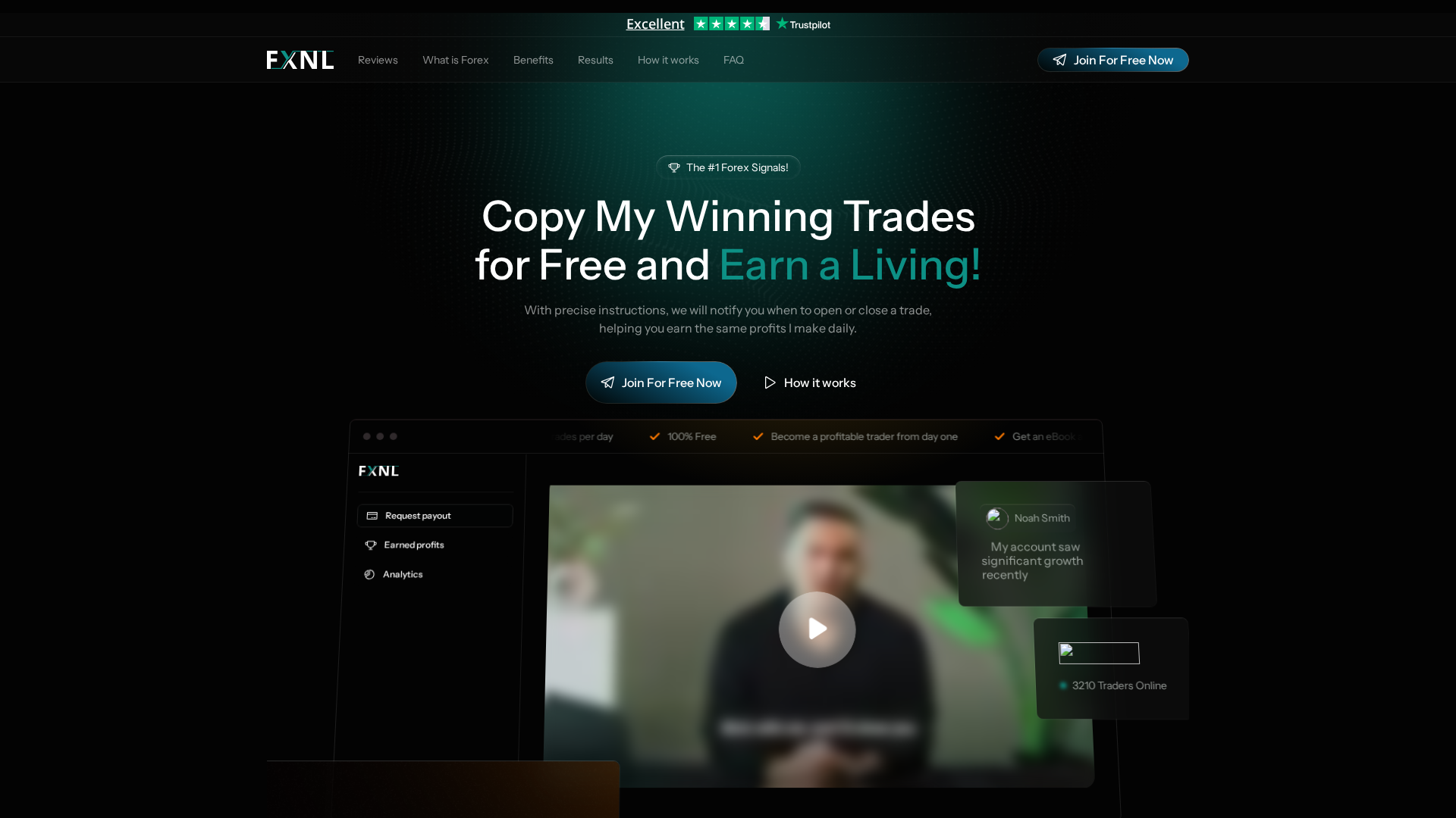 Screenshot of forexfxnls.com