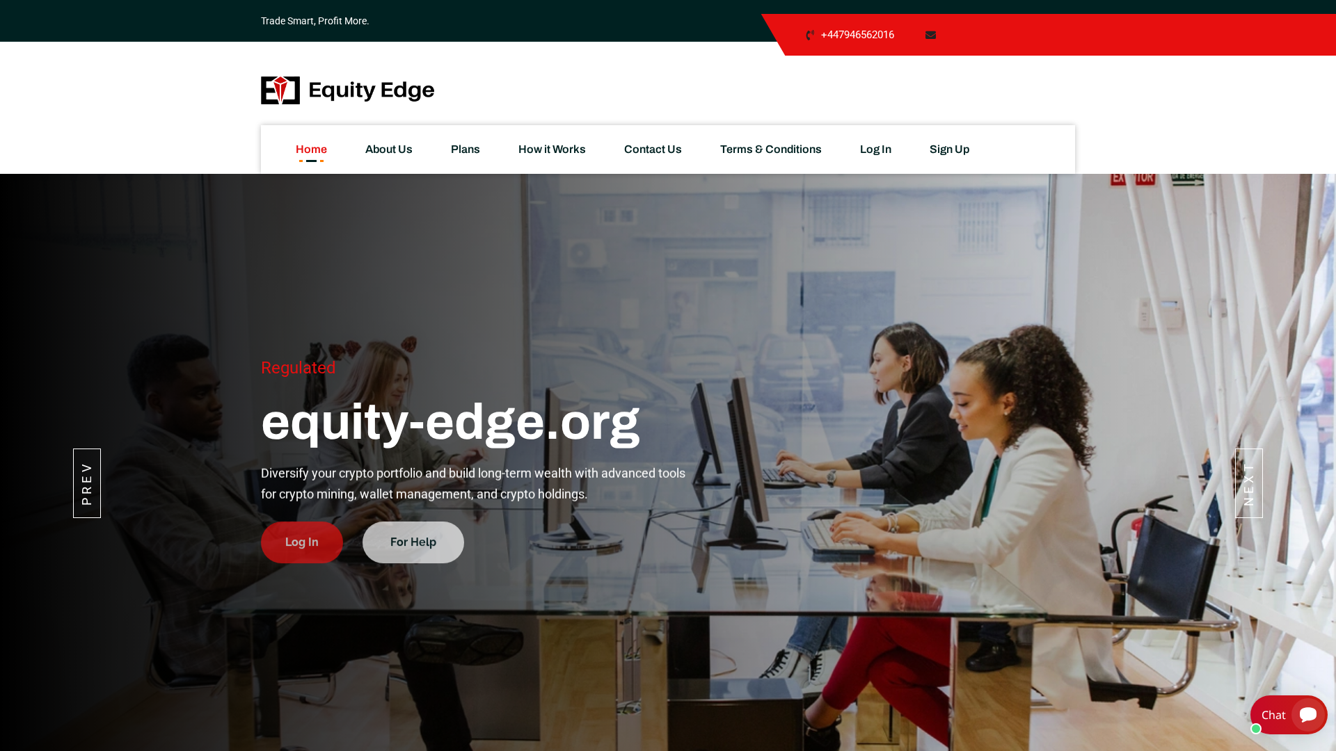 Screenshot of equity-edge.org