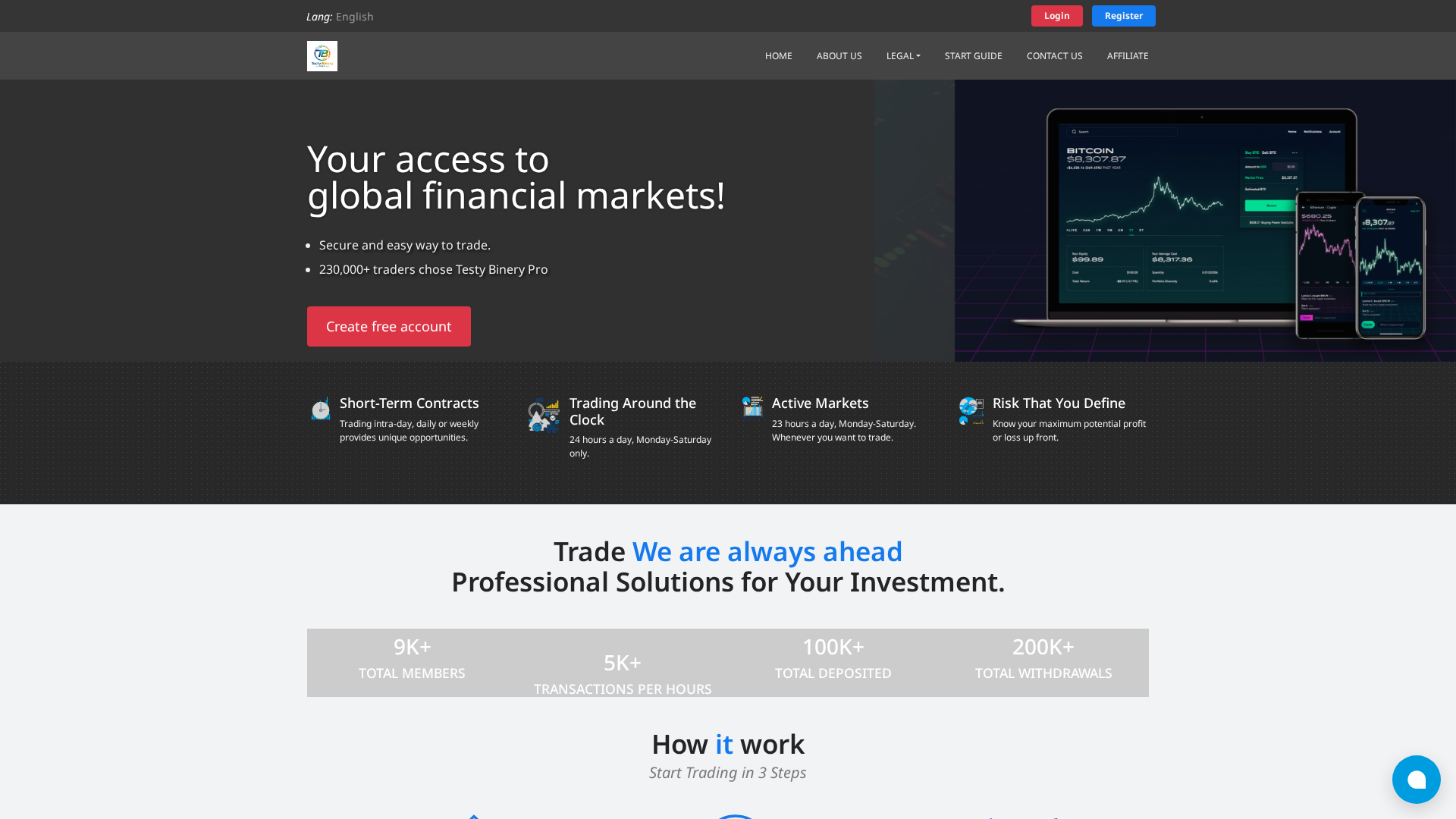 Screenshot of testybint.pro
