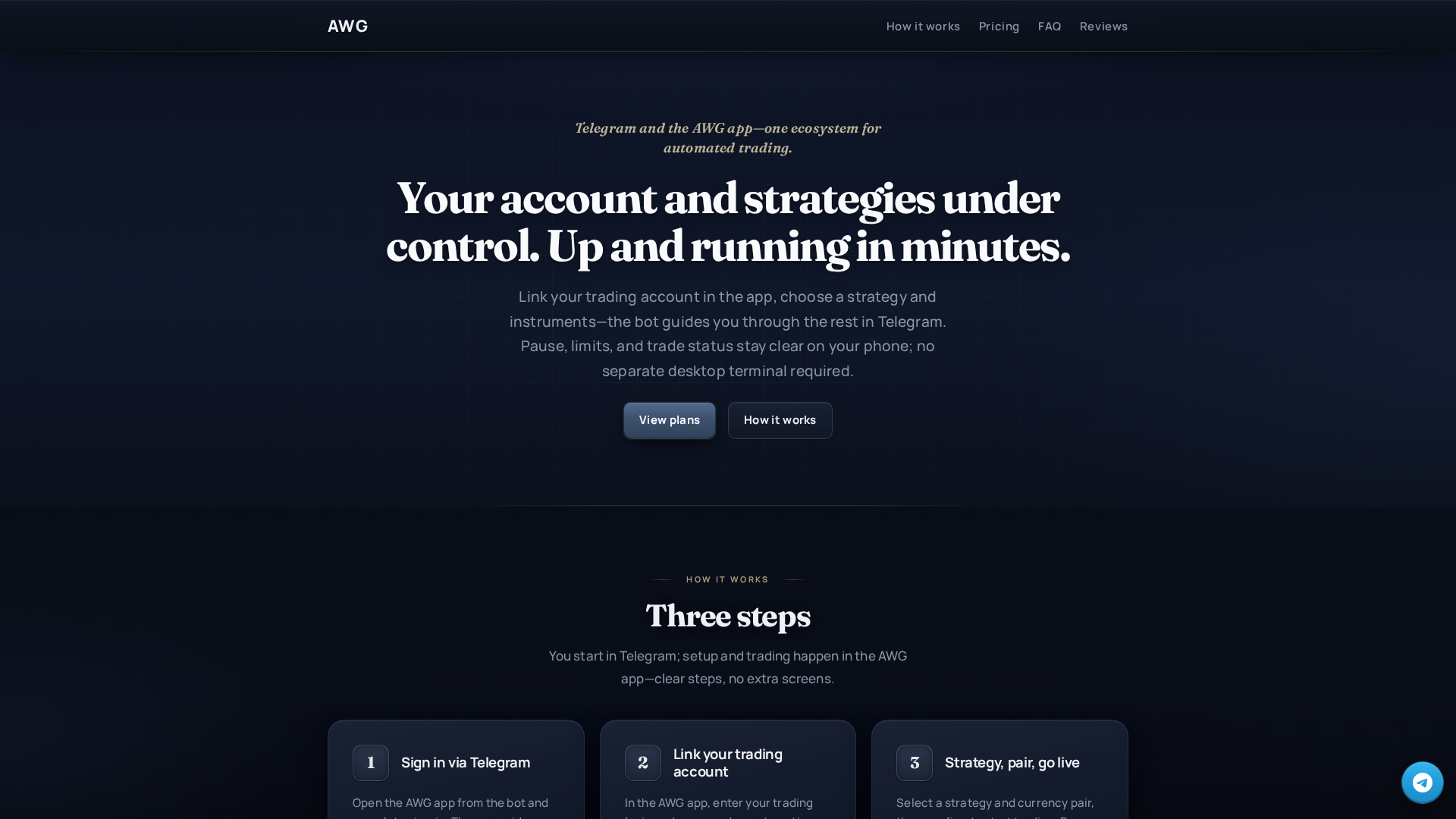 Screenshot of awgtrade.pro