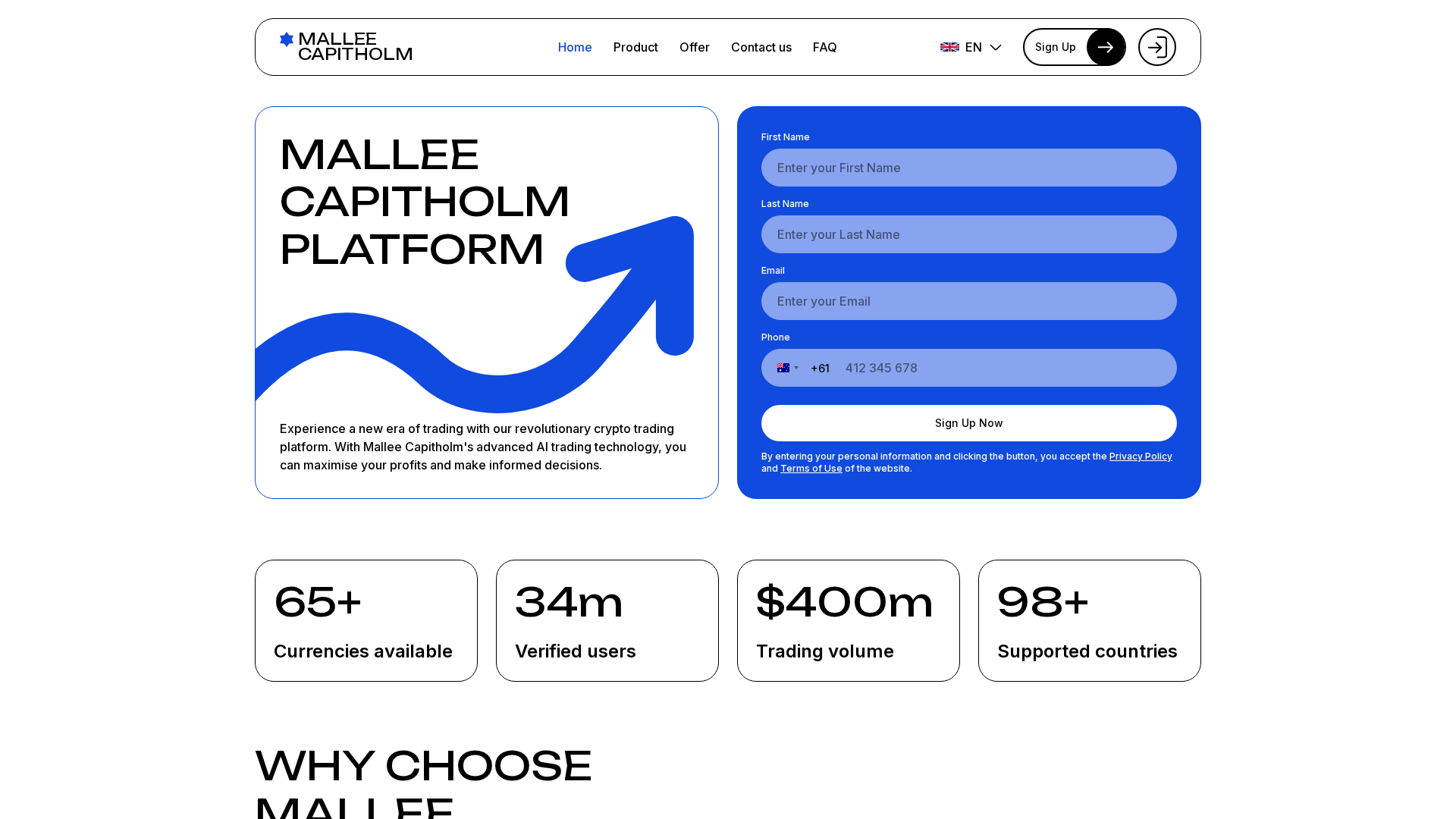 Screenshot of mallee-capitholm.org