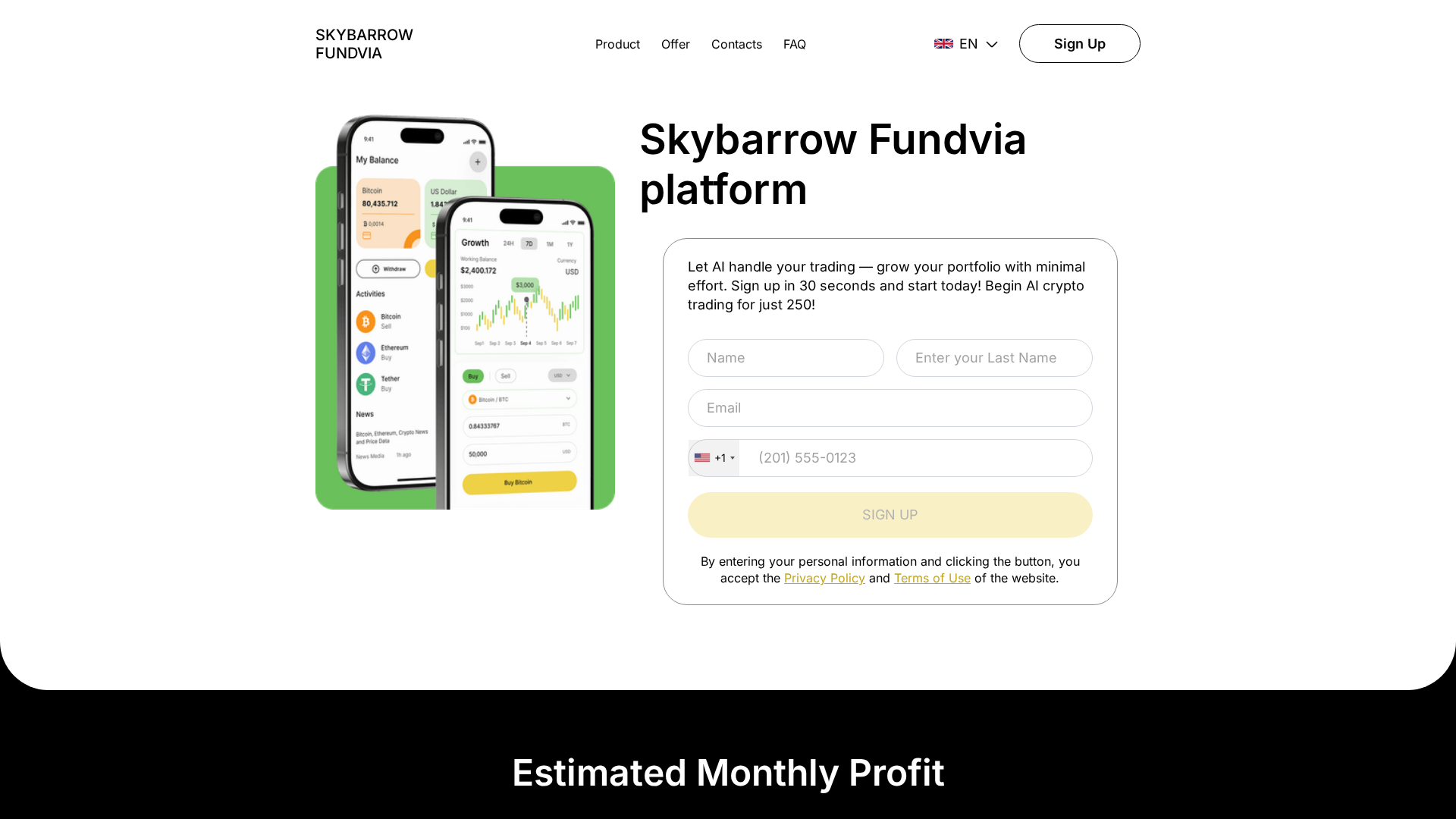 Screenshot of skybarrowfundvia.sbs