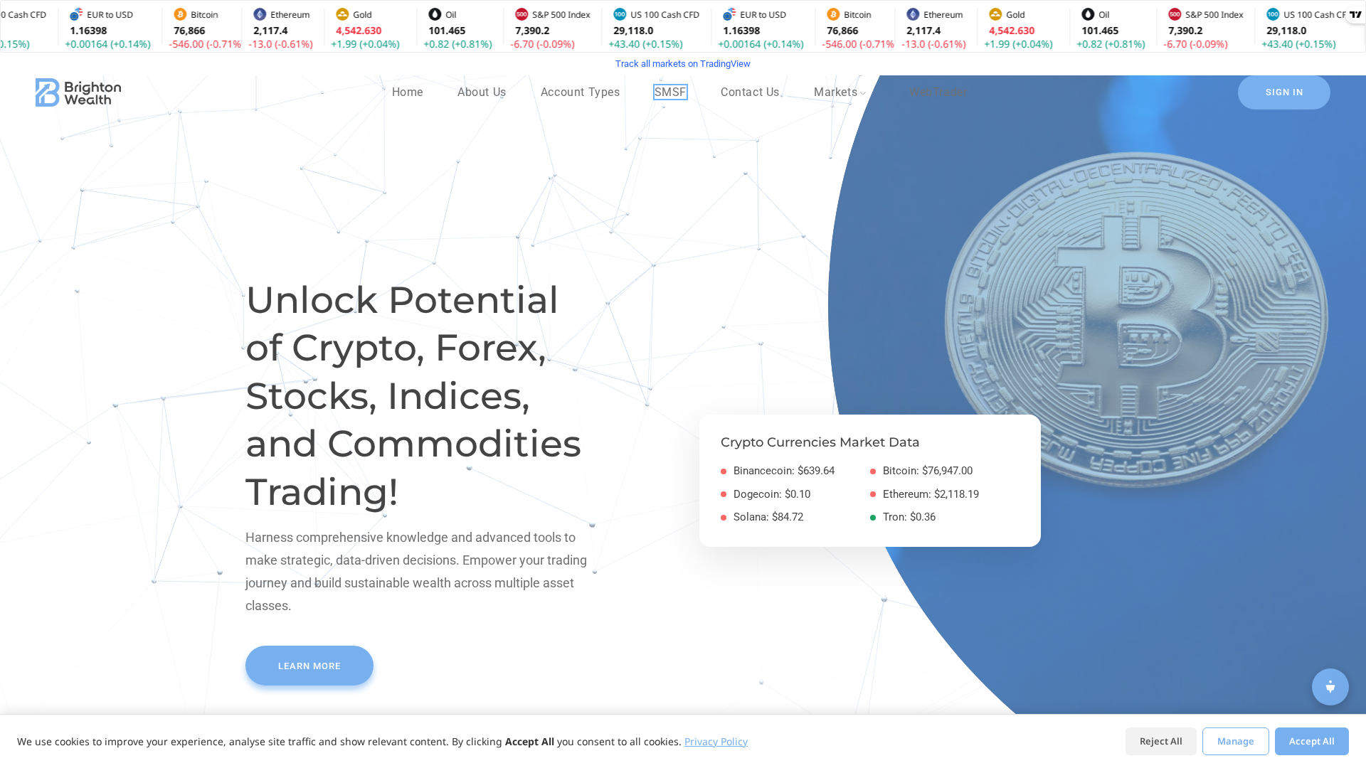 Screenshot of brightonwealthfx.io