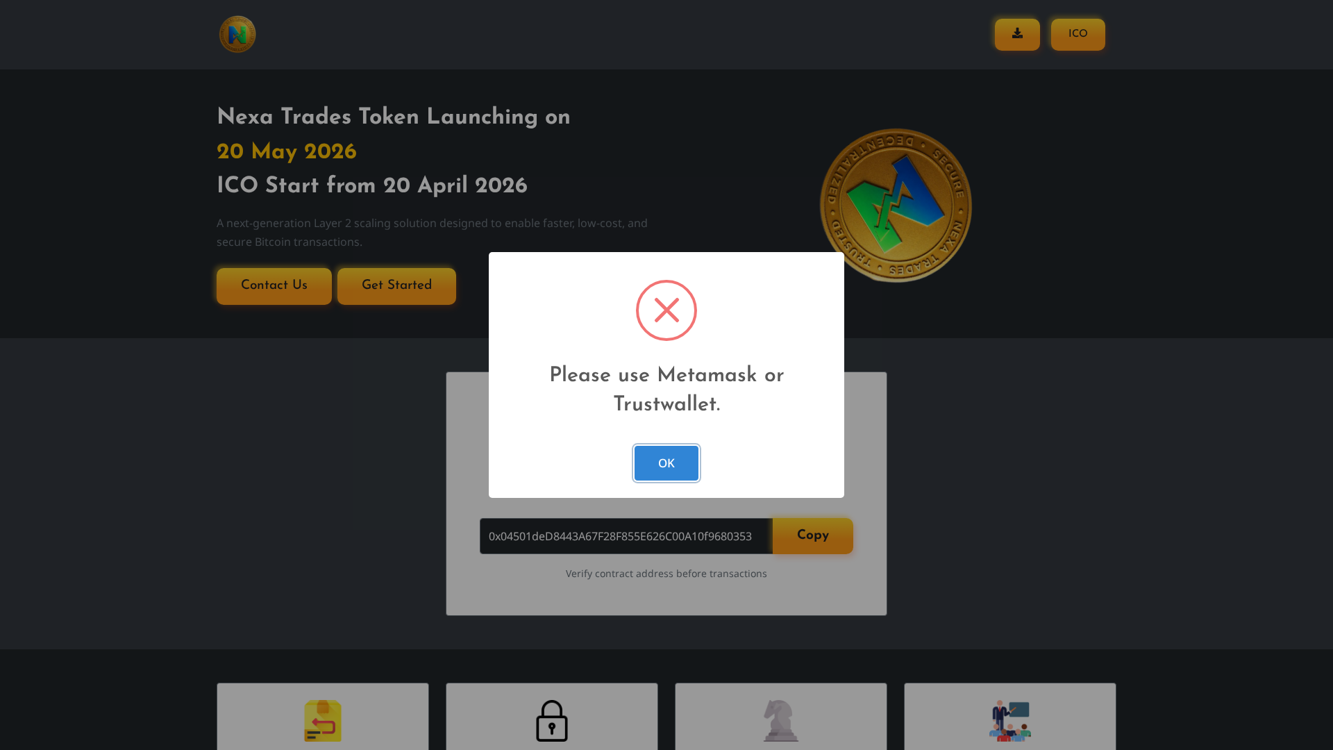 Screenshot of nexatrades.world