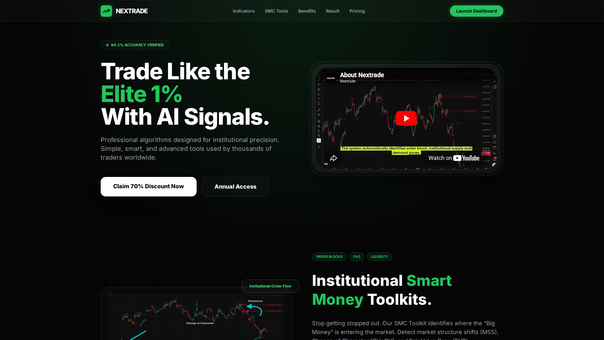 Screenshot of nextrade.info