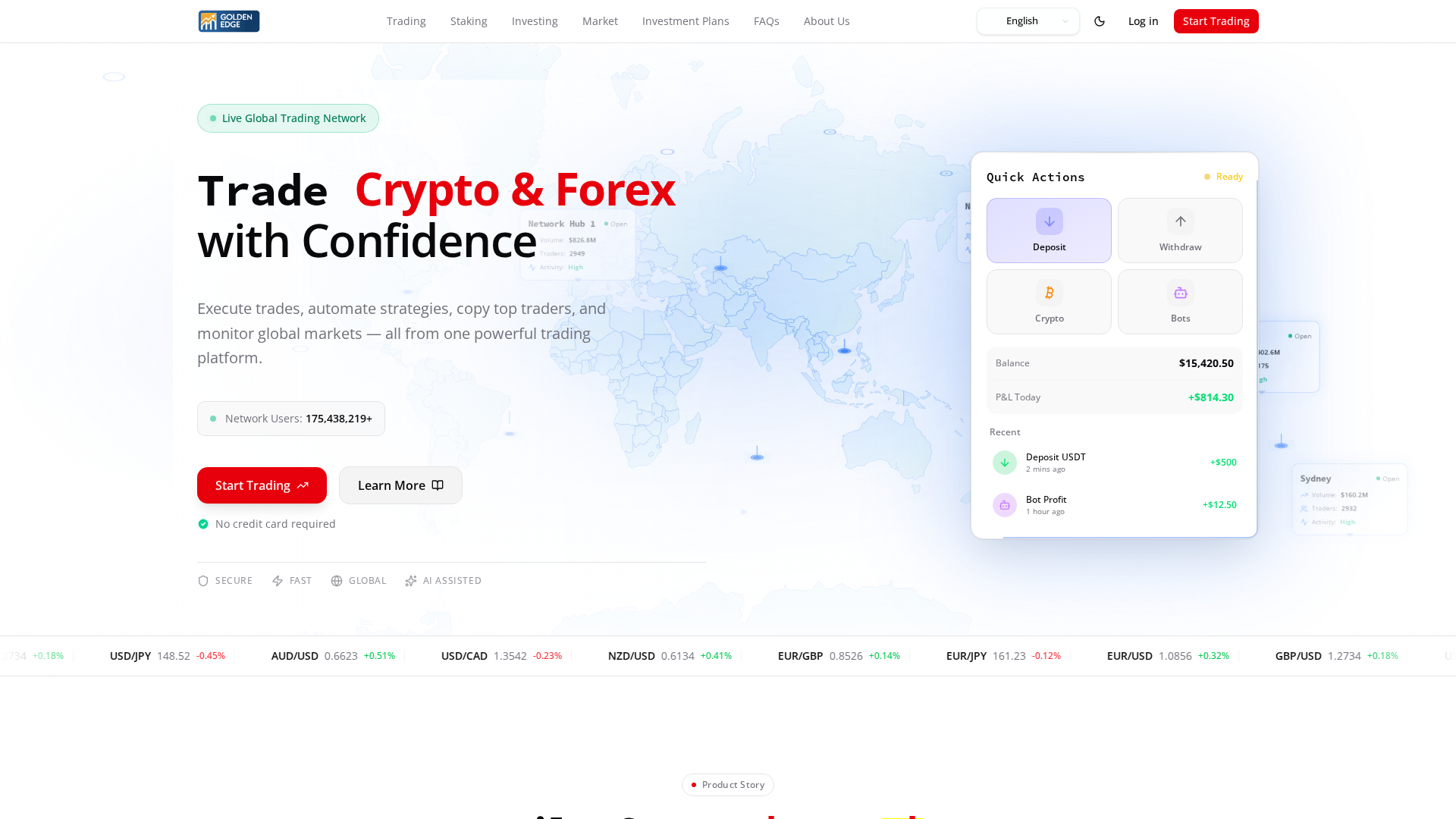 Screenshot of goldenedgefinance.com