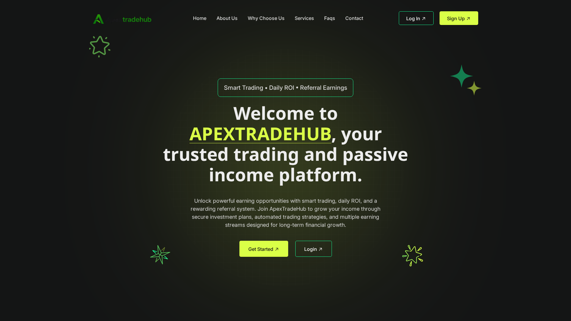 Screenshot of apextradehub.org