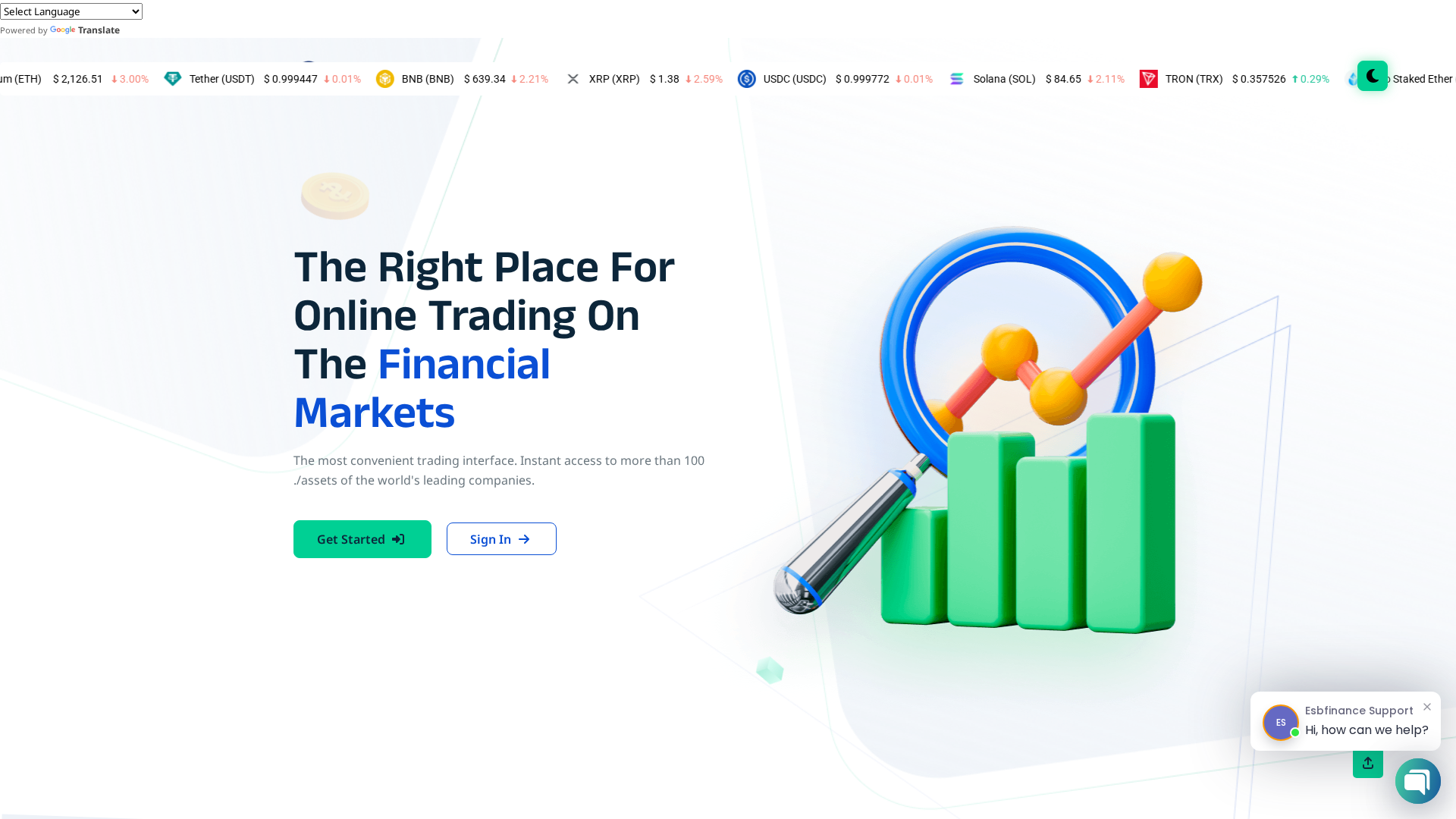 Screenshot of alphgainholdings.pro