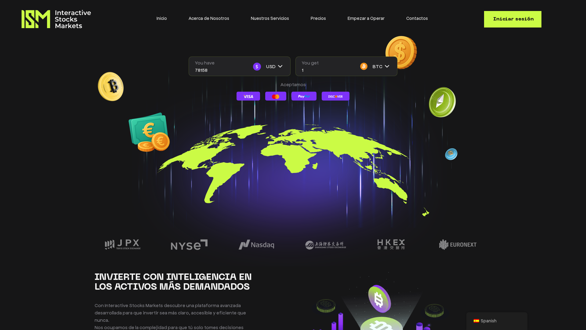 Screenshot of interactivestocksmarkets.com