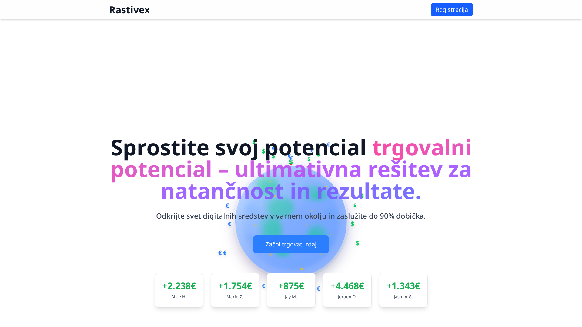 Screenshot of rastivex-sl.com