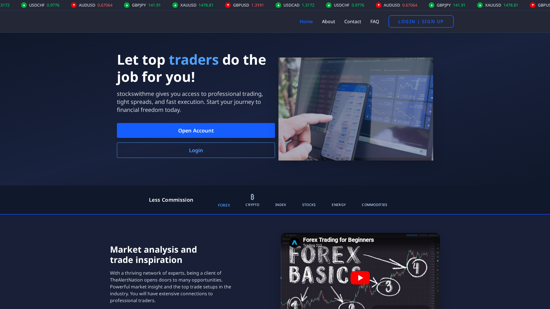 Screenshot of wisestockfx.online