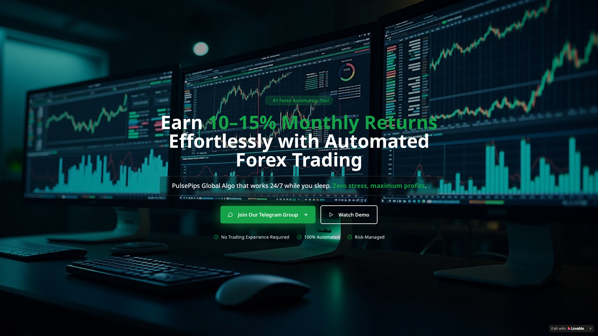 Screenshot of pulsepipsglobal.com