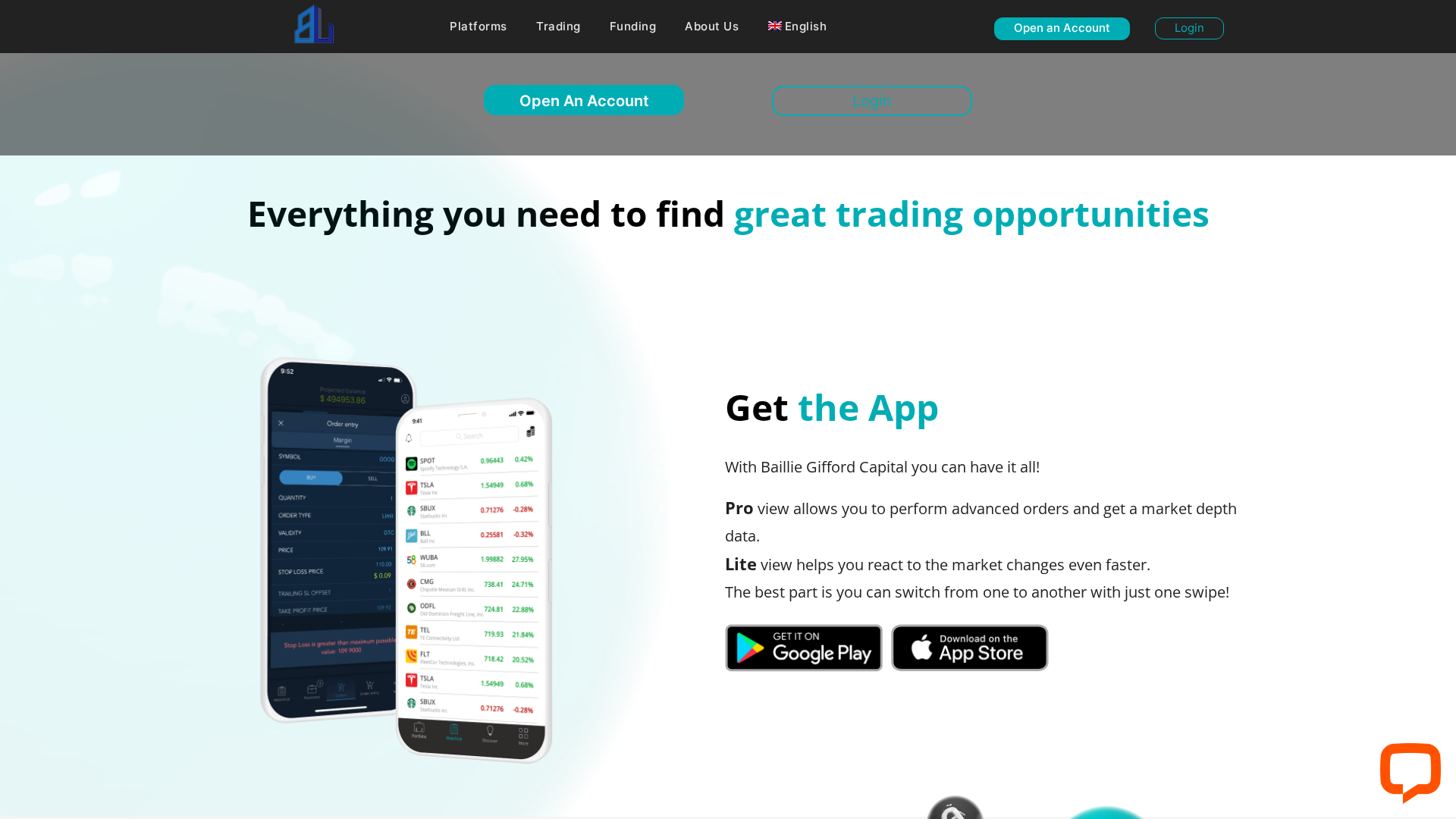 Screenshot of blefunds.com