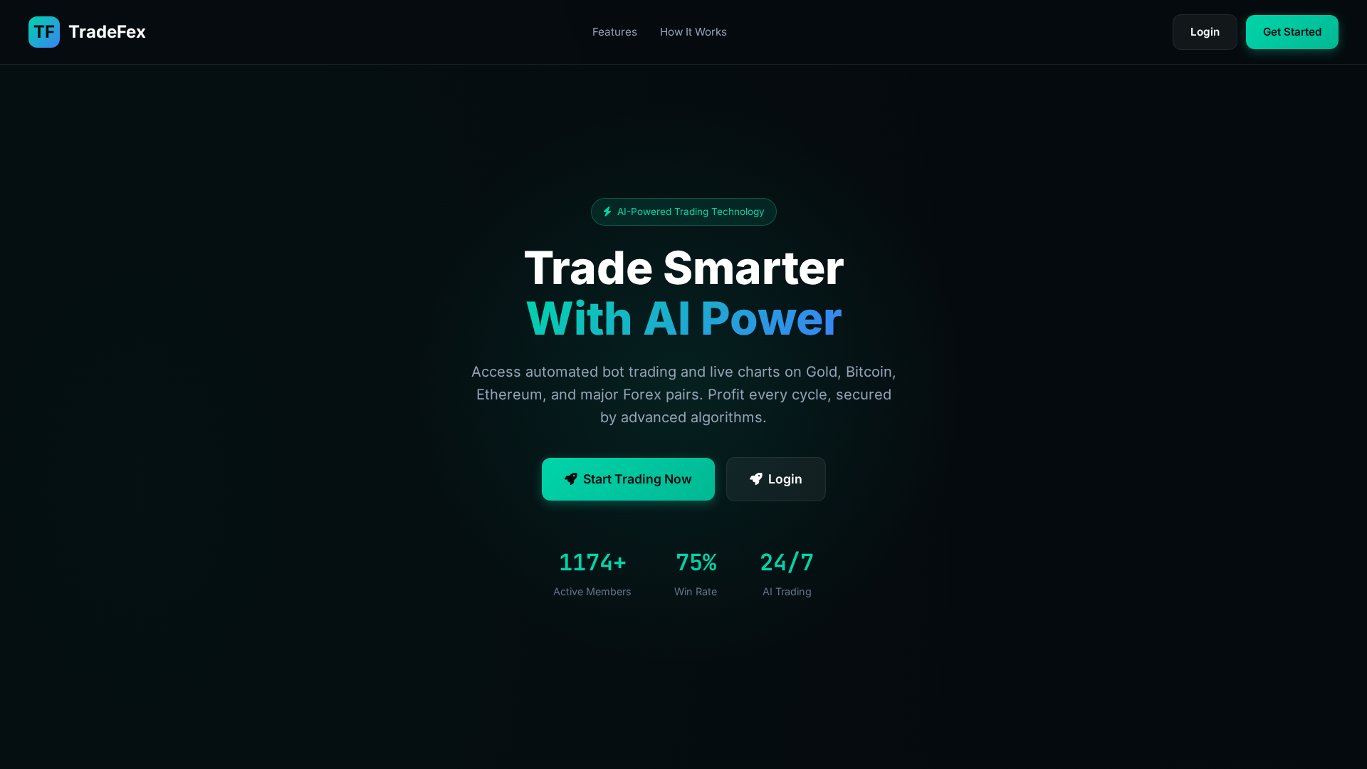 Screenshot of tradefex.pro