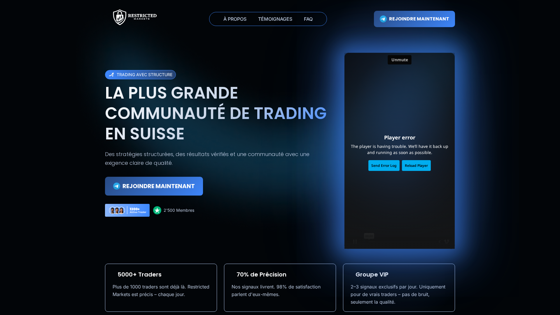 Screenshot of marlotrading.com