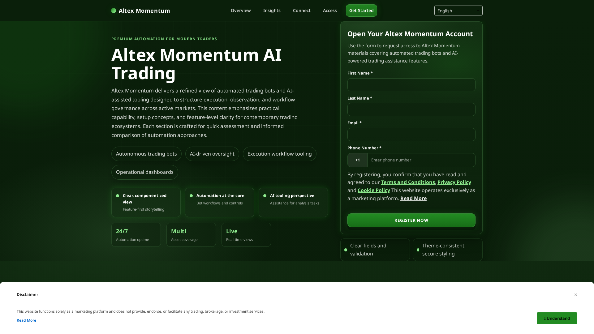 Screenshot of altexmomentum.click