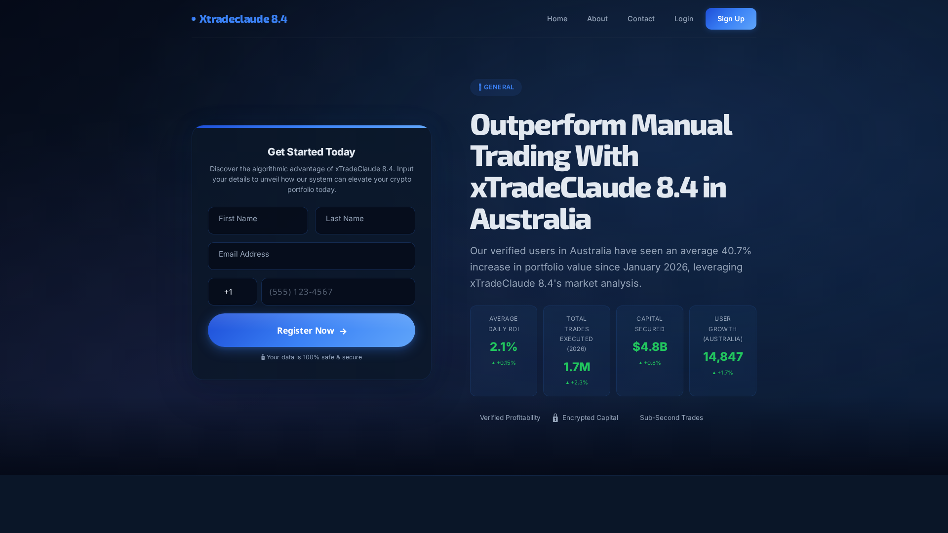 Screenshot of xtradeclaude84.com