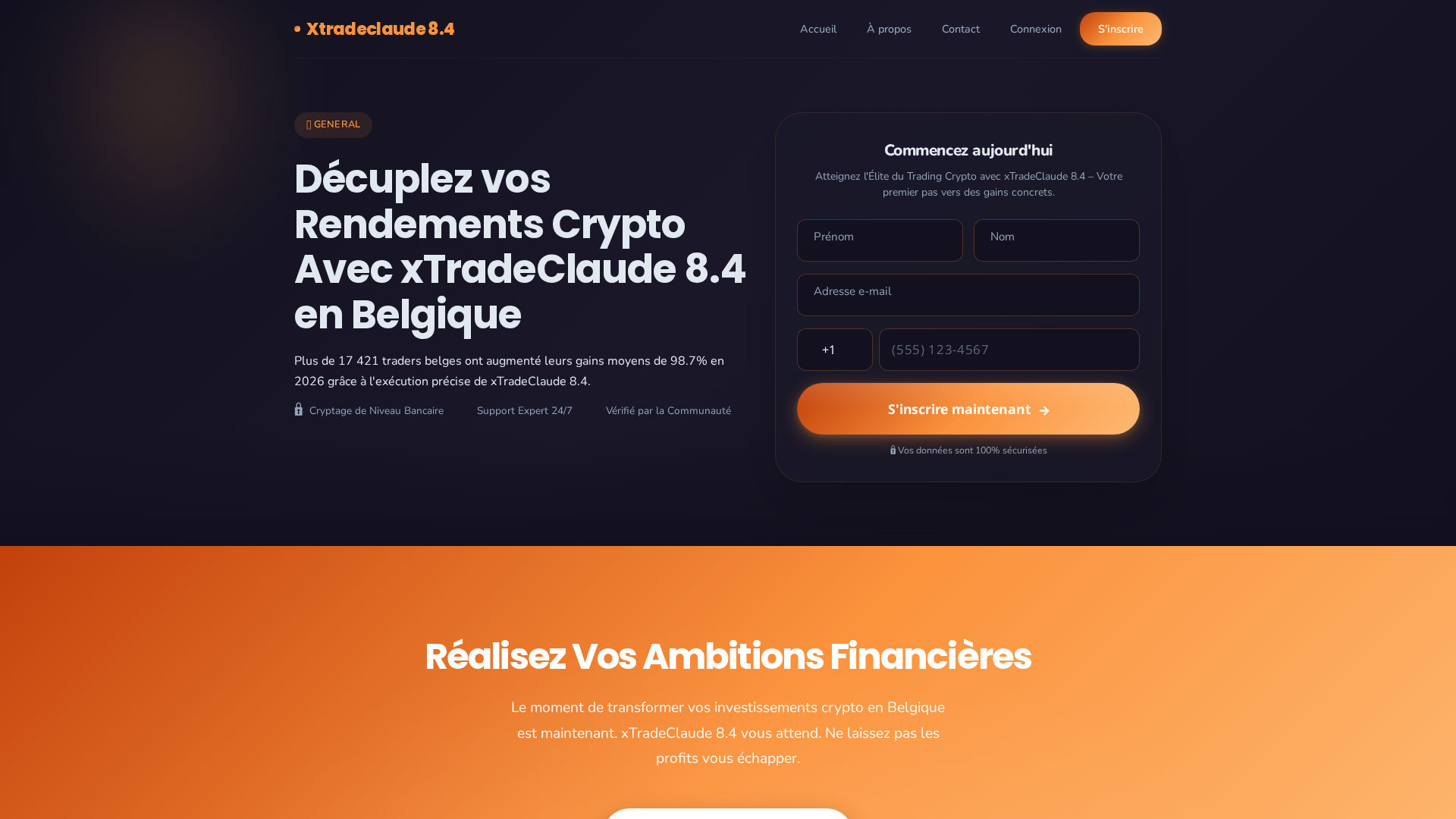 Screenshot of xtradeclaude-official.org