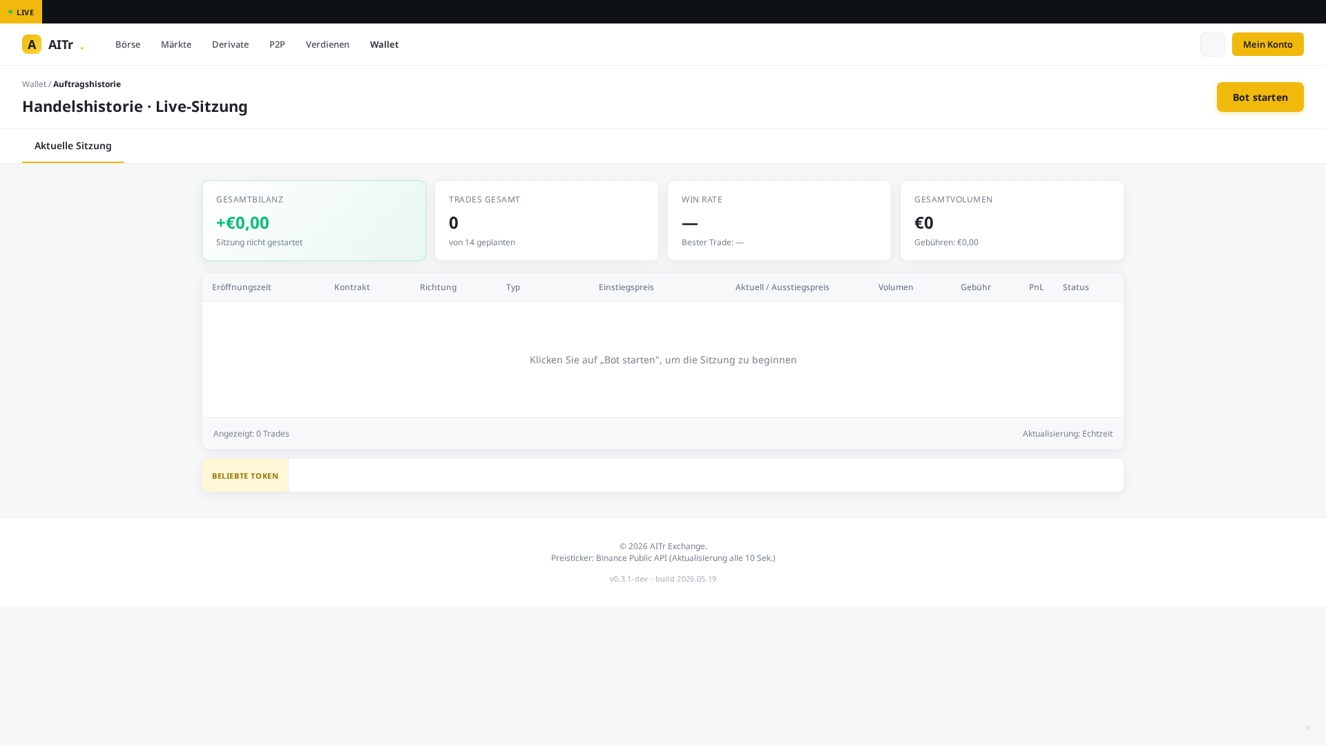 Screenshot of tradebot-internal.com