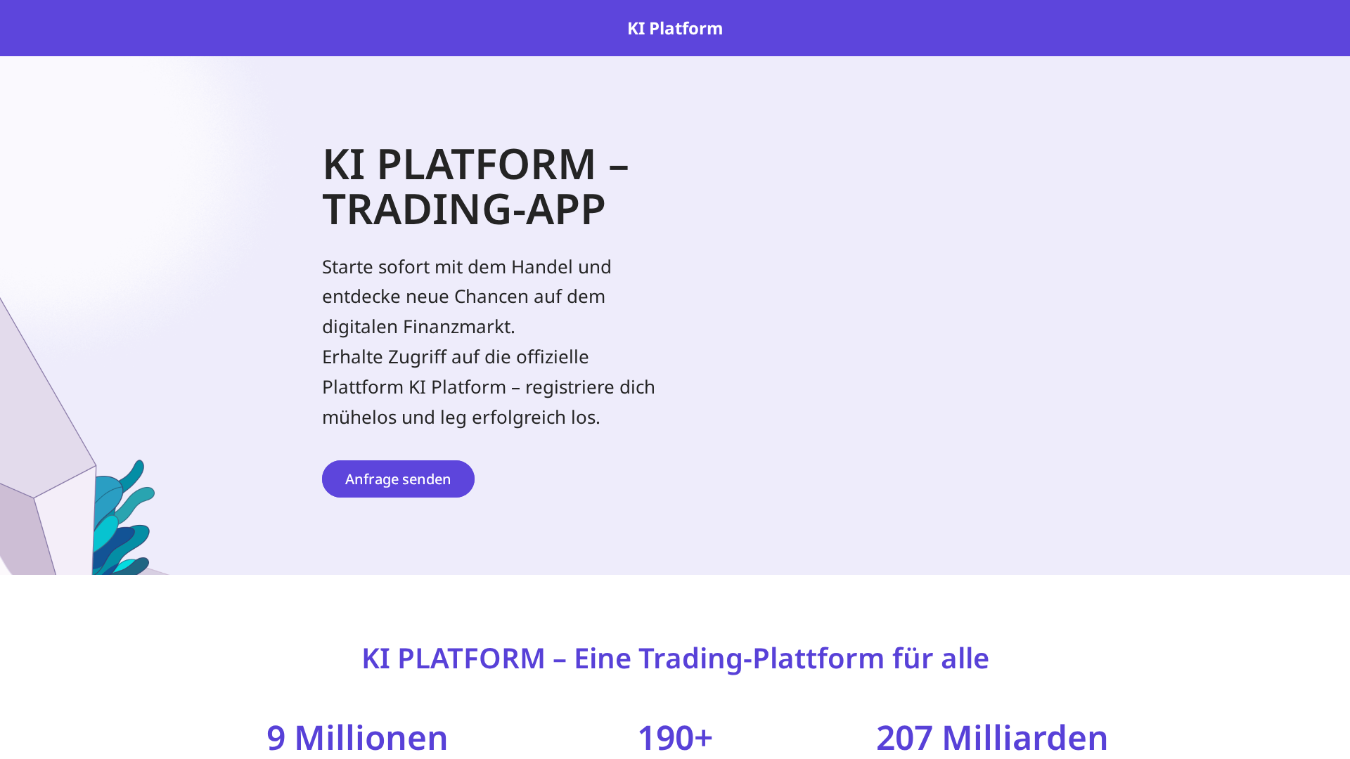 Screenshot of ki-platform.com.de