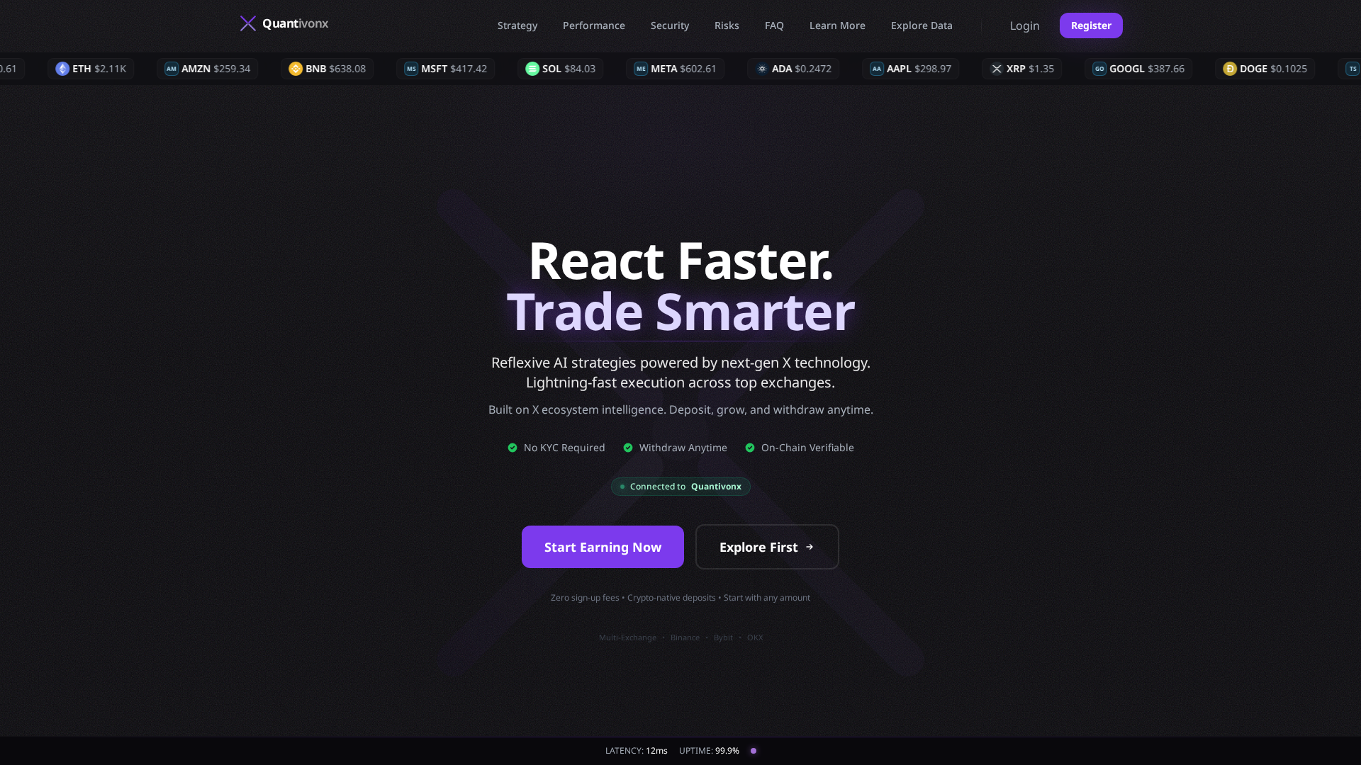 Screenshot of quantivonx.com