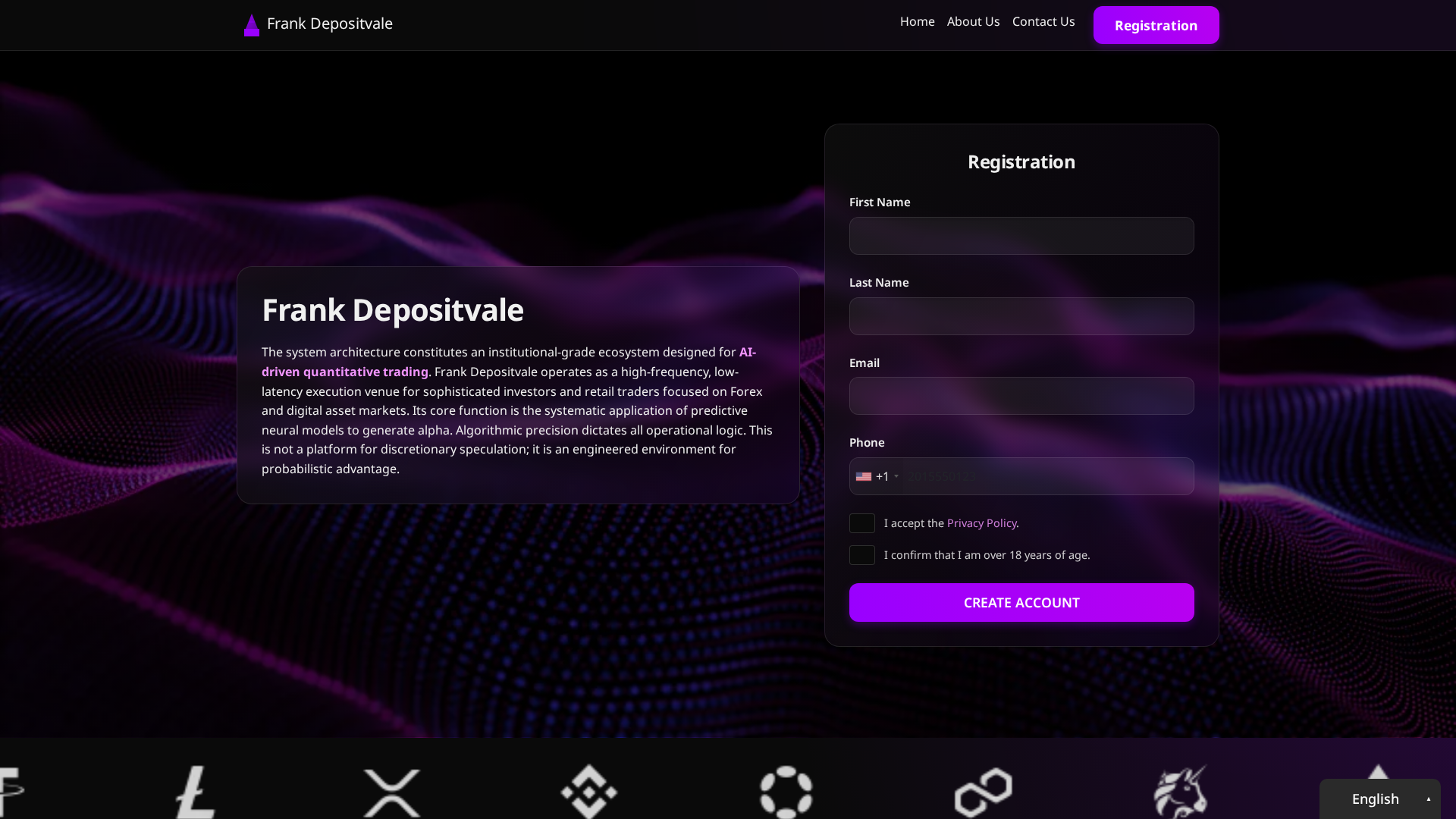 Screenshot of frankdepositvale.pro