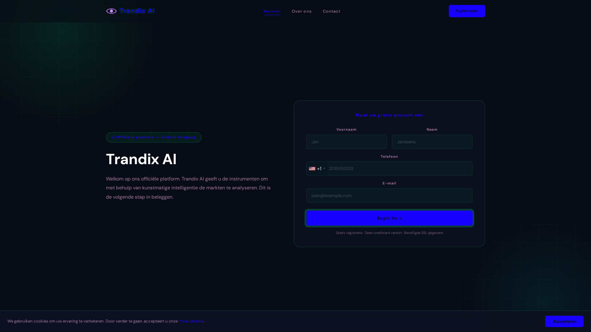 Screenshot of trandix-ai.org