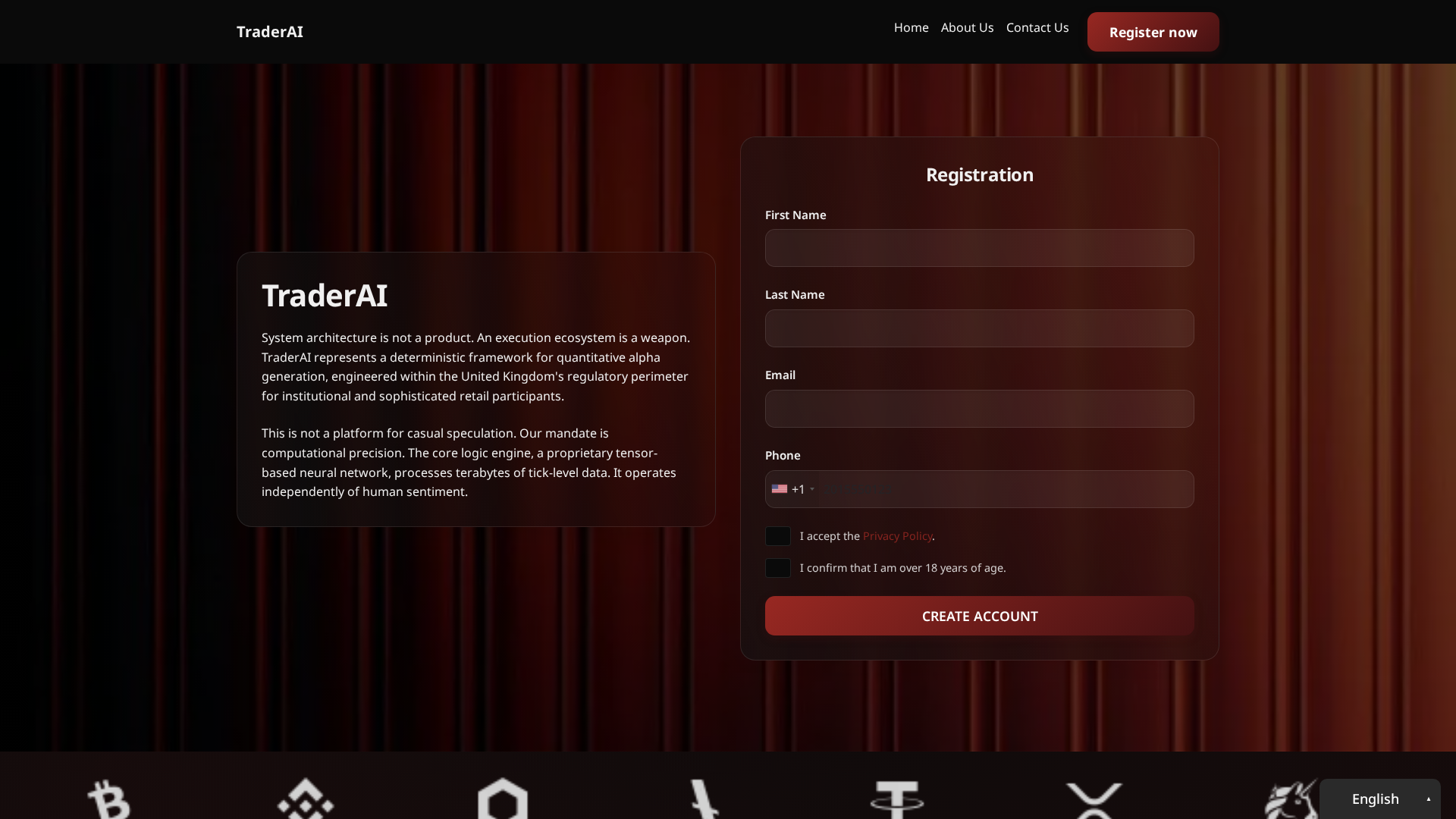 Screenshot of traderai-crypto.pro