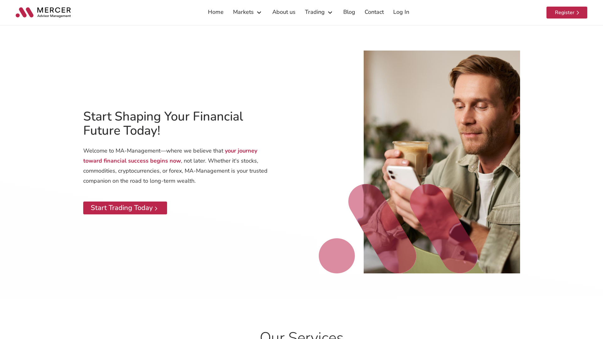 Screenshot of mercer-am.org