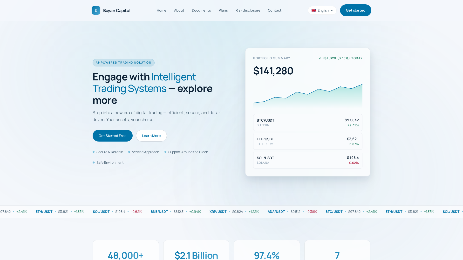 Screenshot of bayancapitalplatform.com
