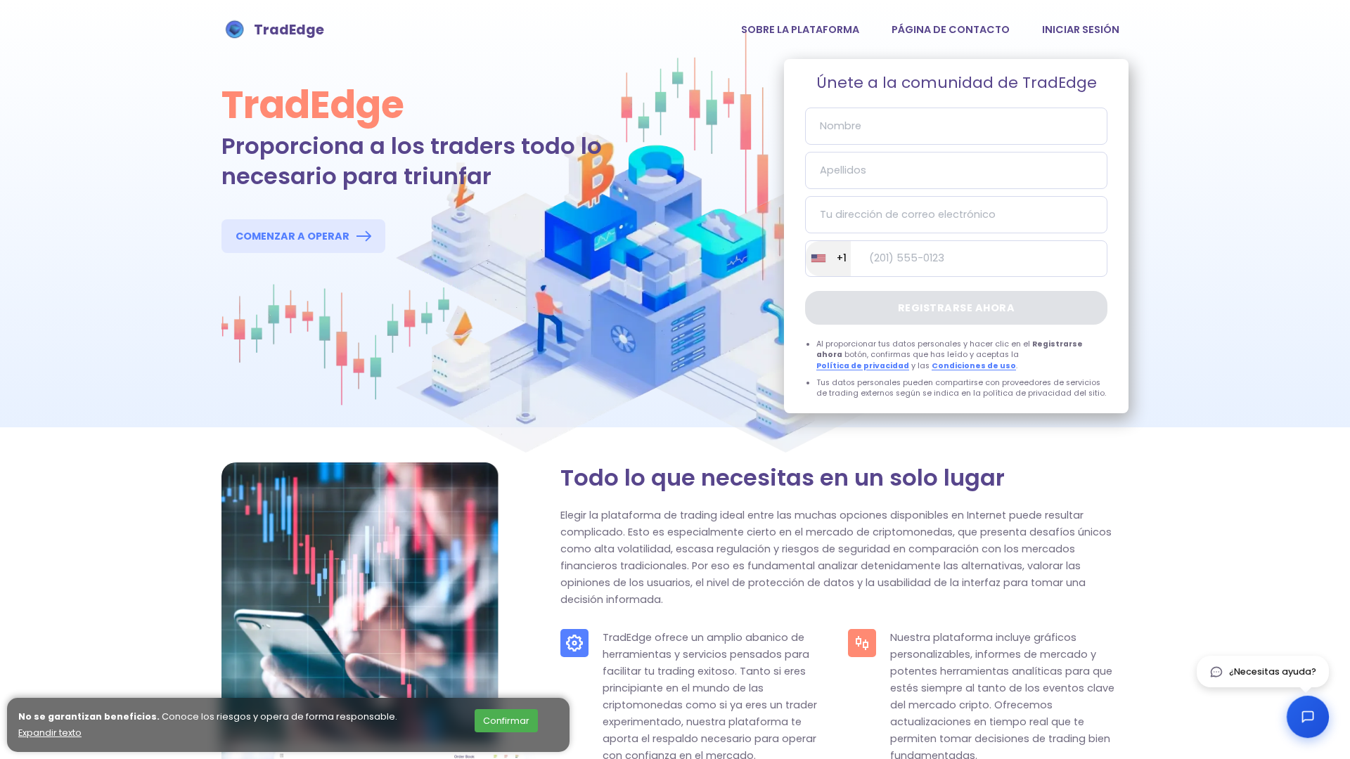 Screenshot of tradedge.sbs
