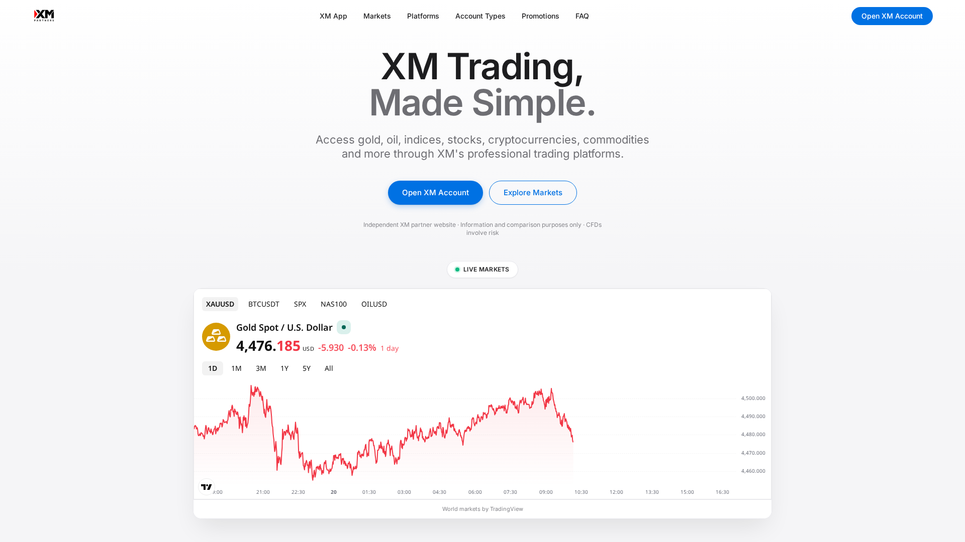 Screenshot of xtrade-market.com
