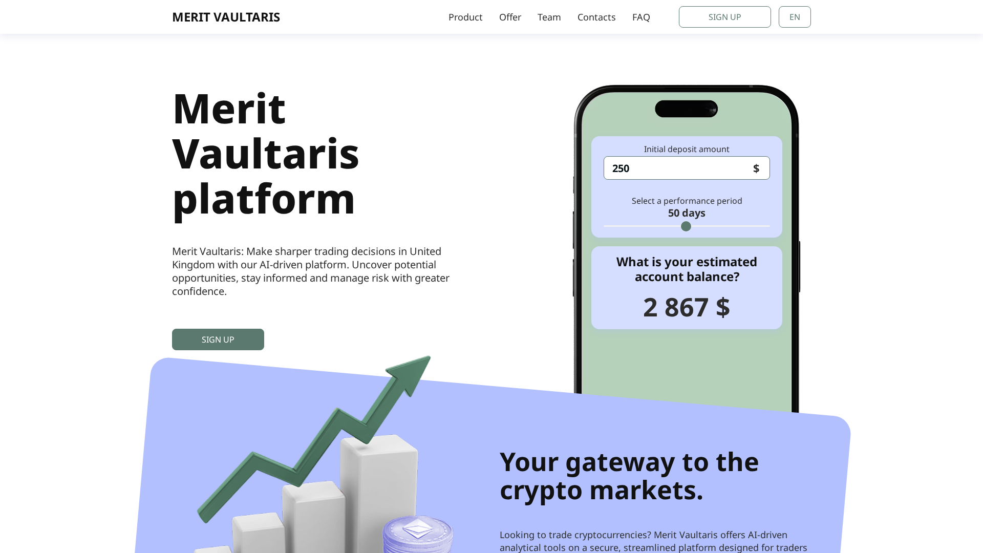 Screenshot of merit-vaultaris.com