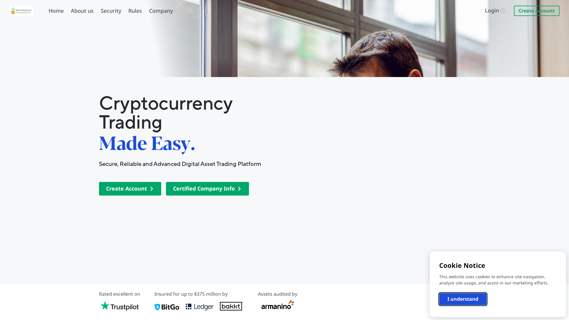 Screenshot of westernwealthinv.com