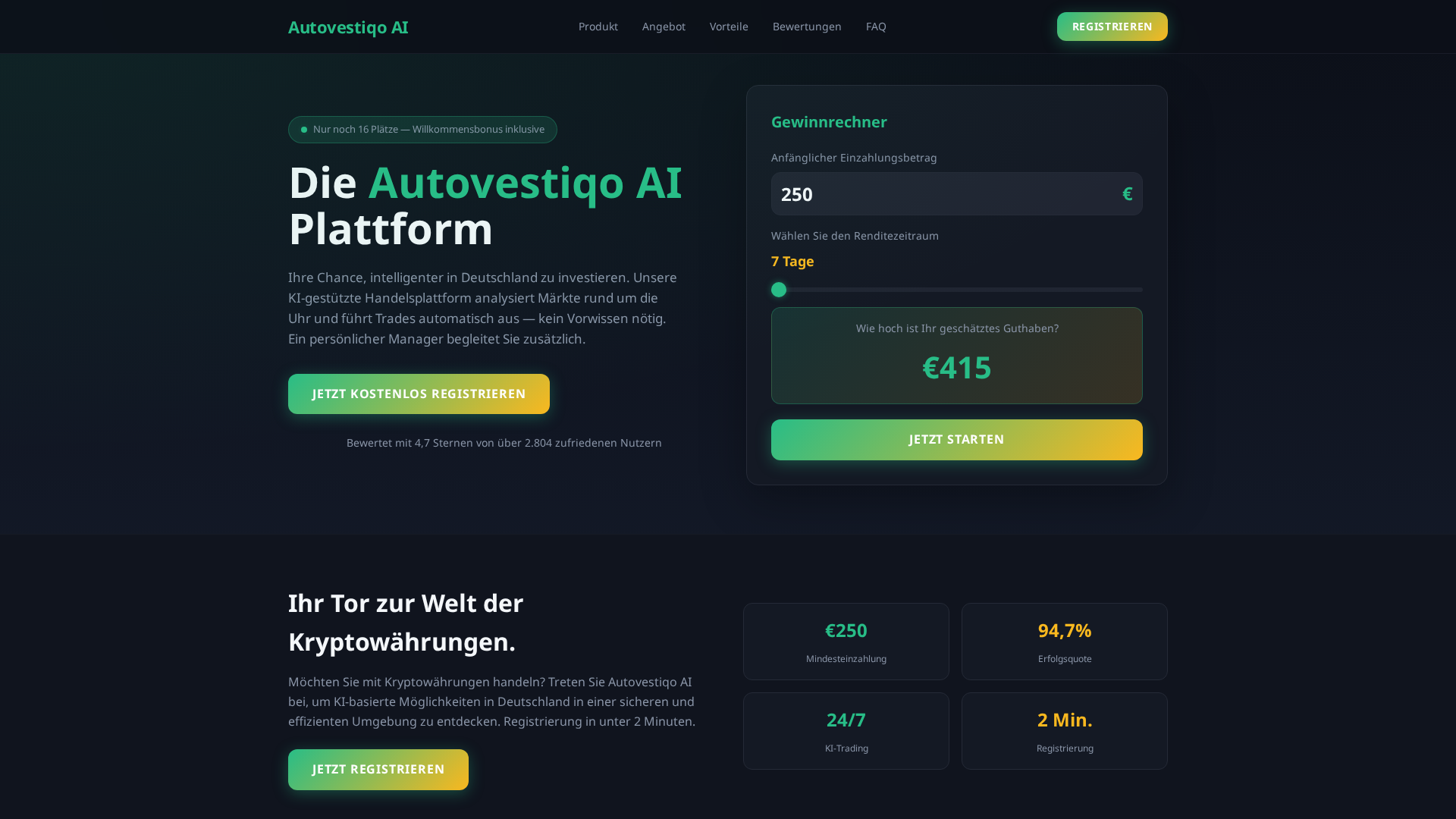 Screenshot of autovestiqo-ai.de