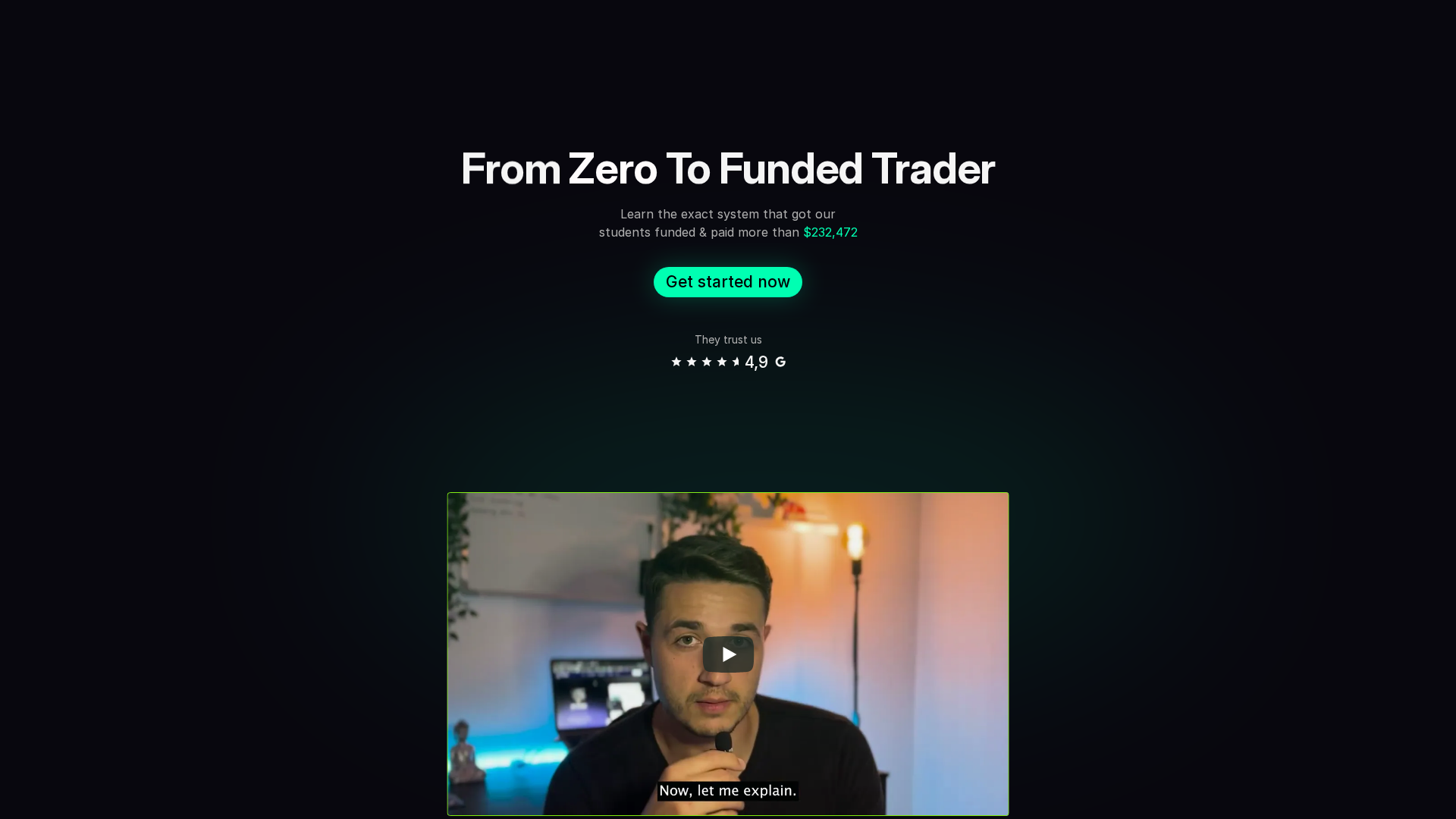 Screenshot of sfxtrading.io