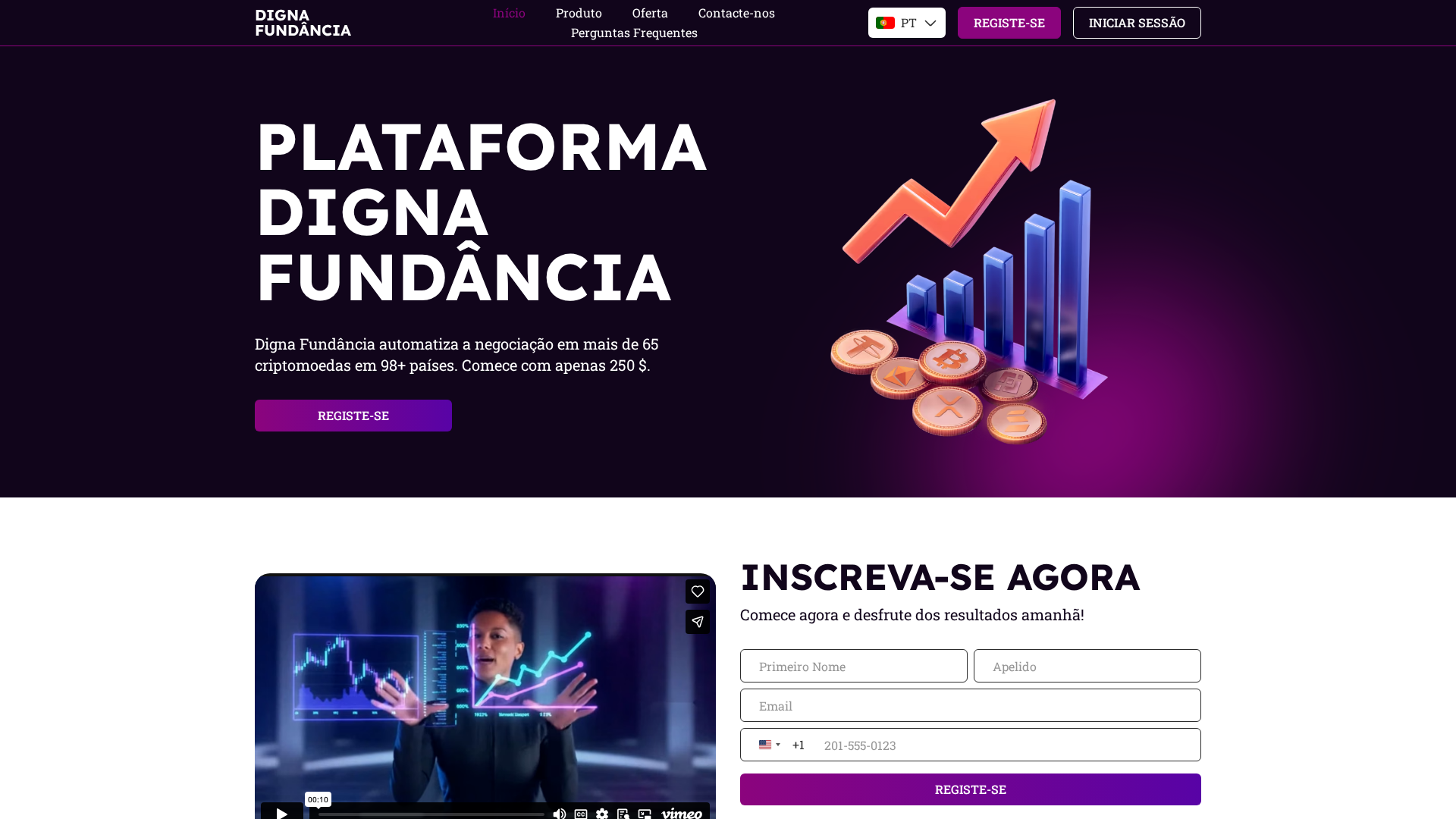 Screenshot of digna-fundancia.com