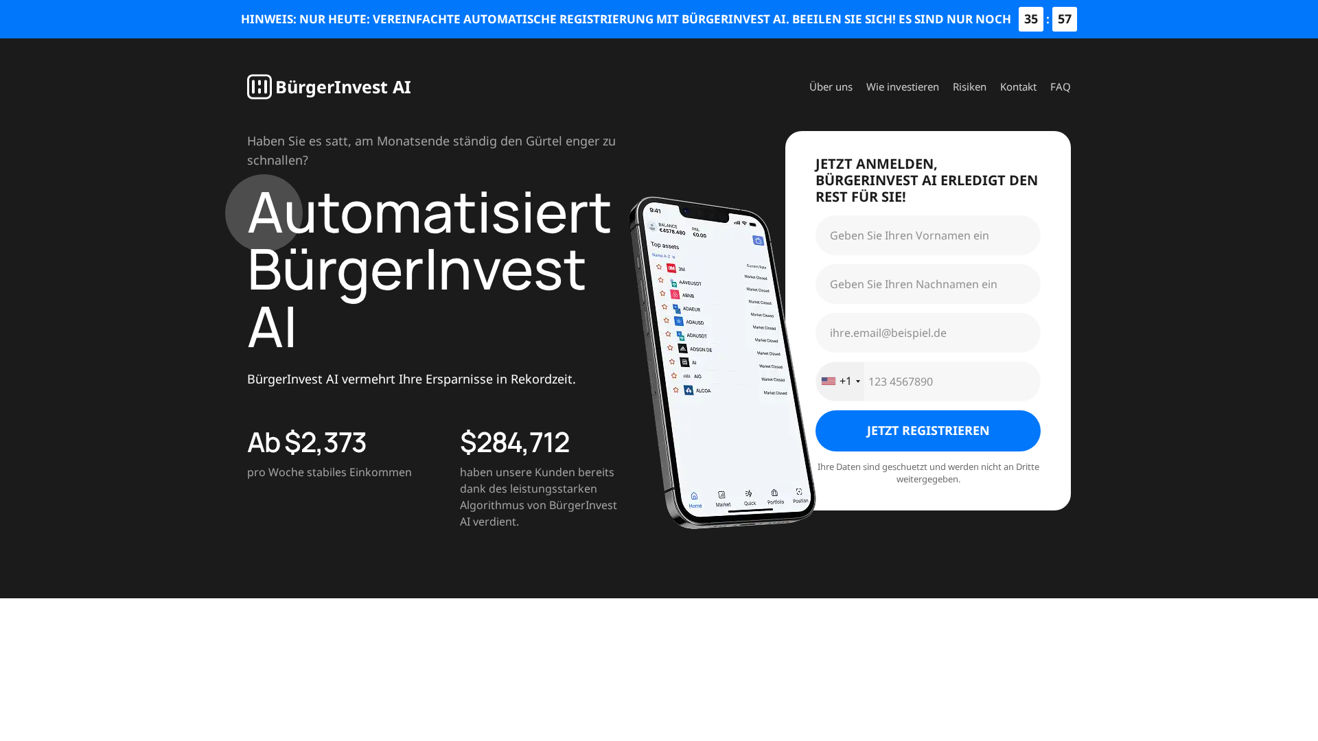 Screenshot of burgerinvestai.net