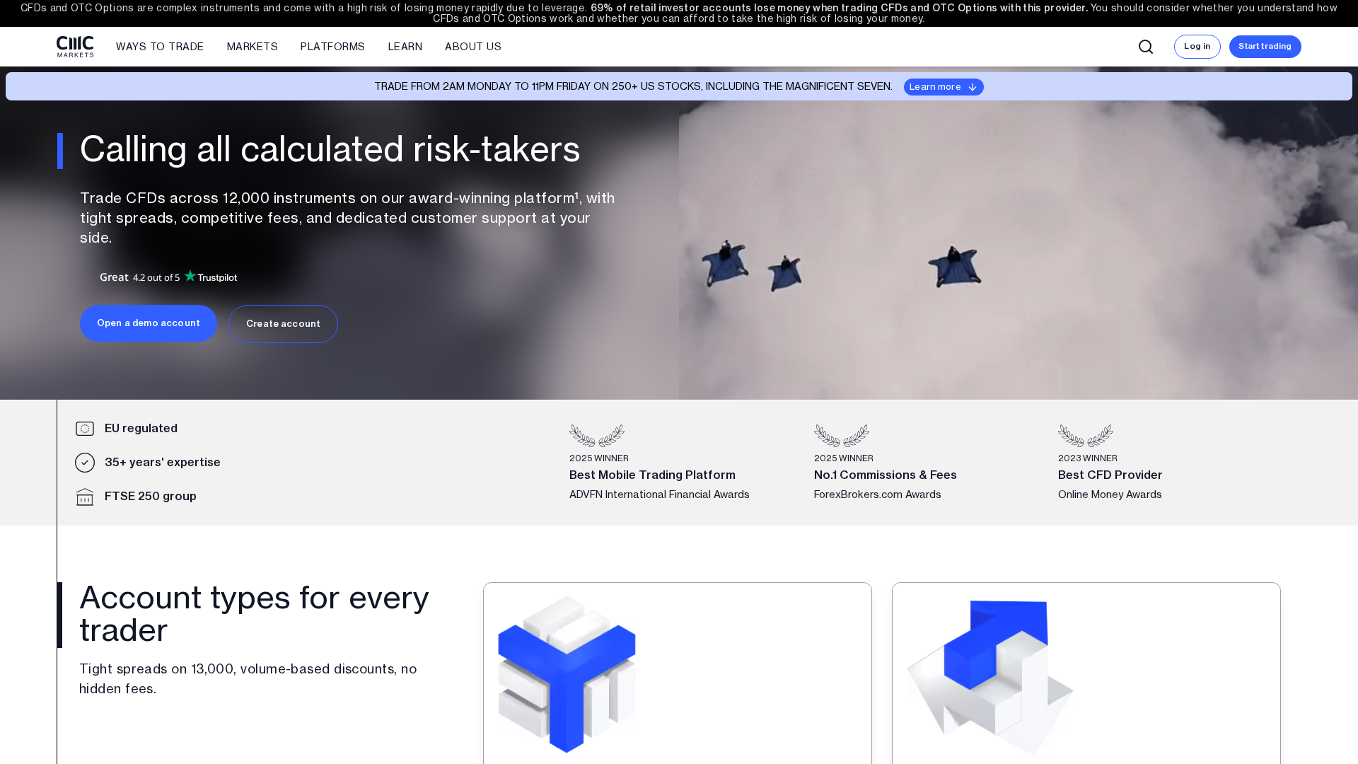 Screenshot of cmcmarkets.name