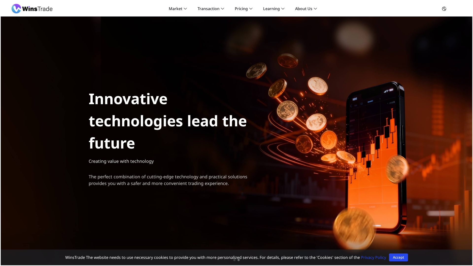 Screenshot of tradelever.xyz
