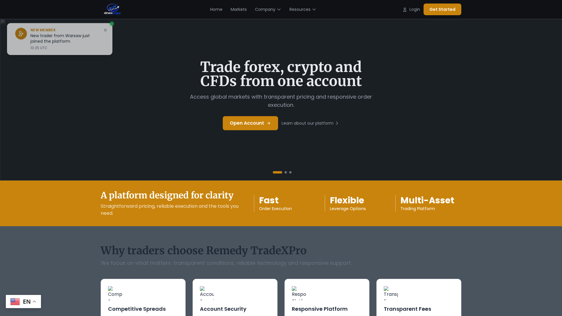 Screenshot of dnexcopy.com