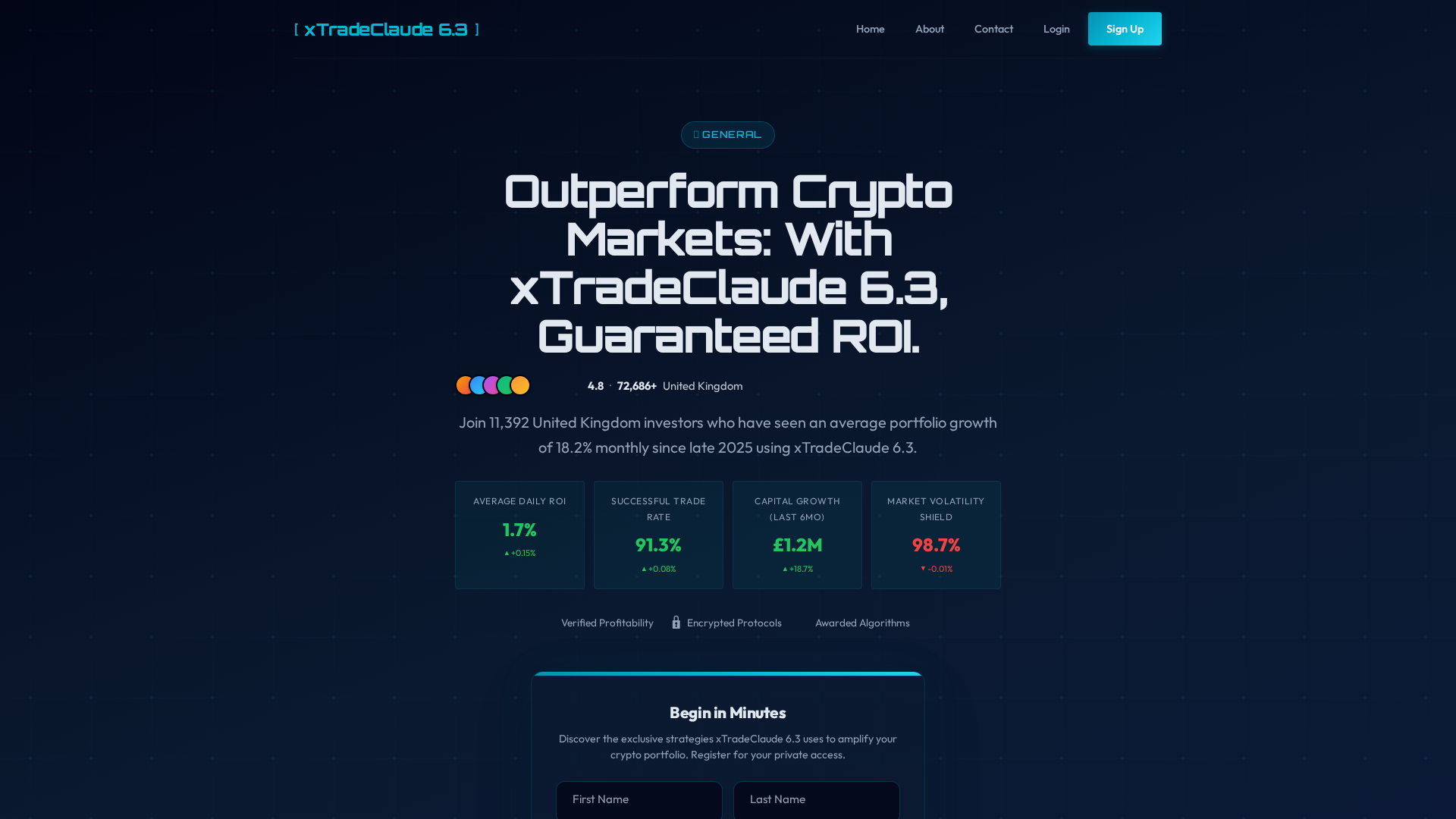 Screenshot of xtradeclaude63.com