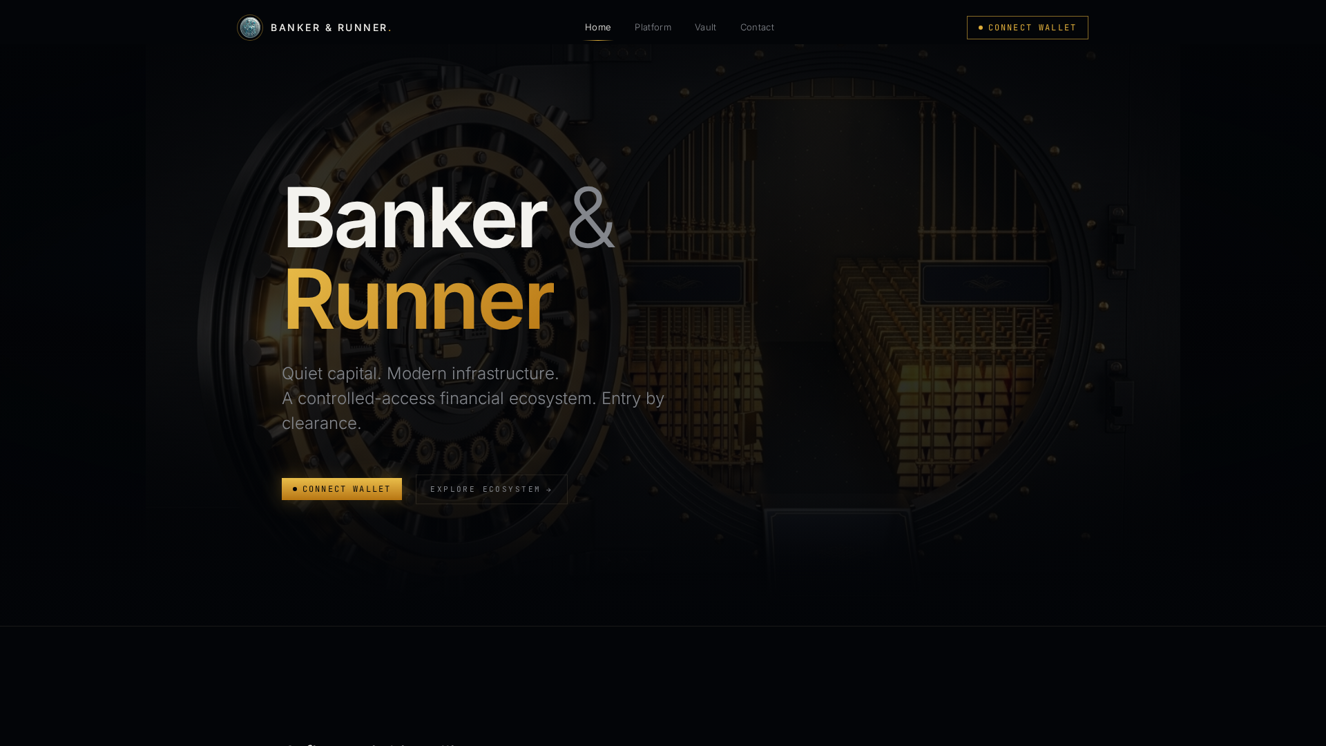 Screenshot of bankerandrunner.com