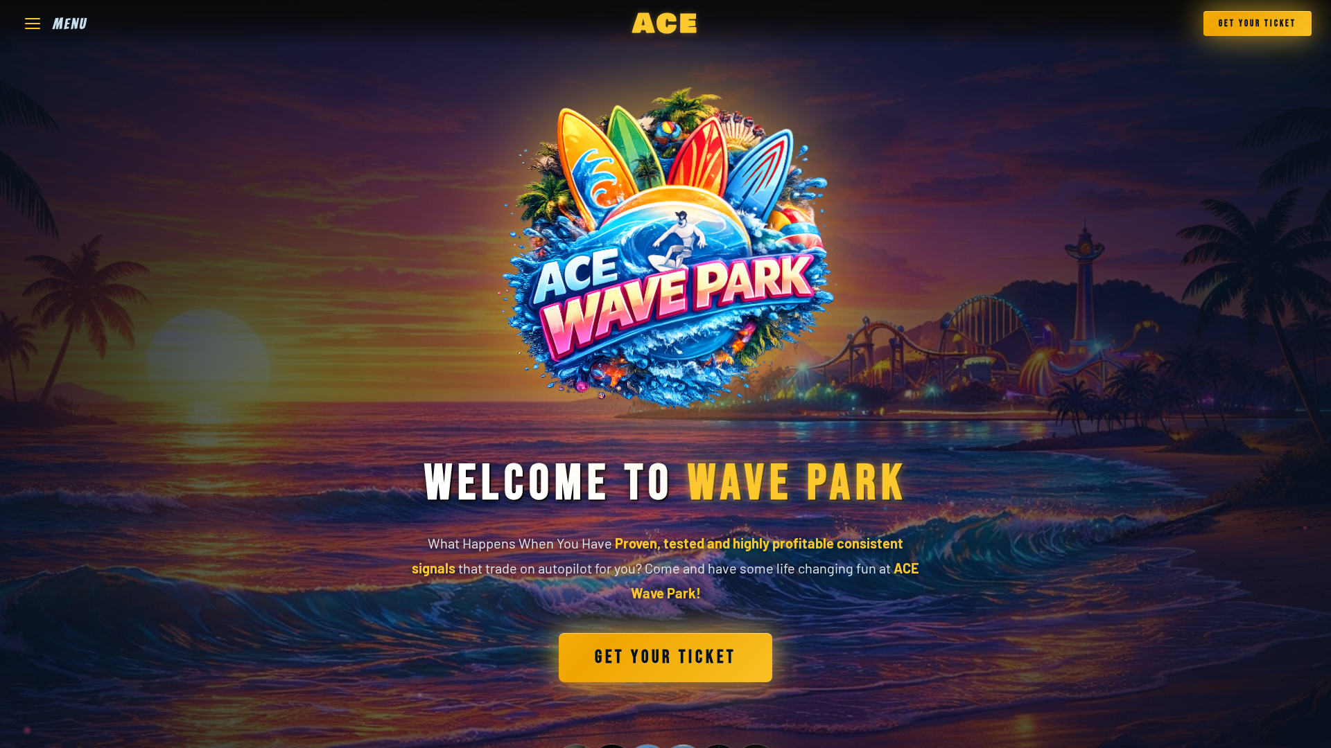 Screenshot of wavepark.trading