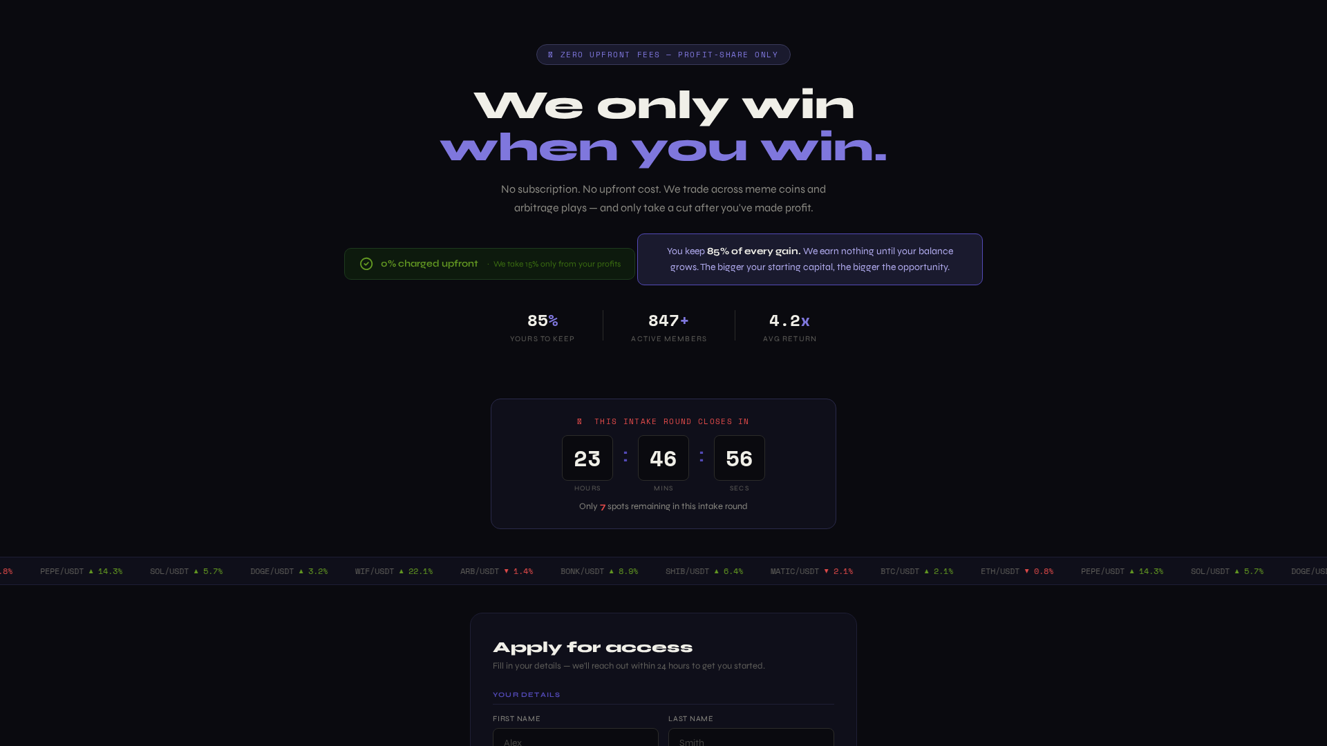 Screenshot of cryptowith77rr.com